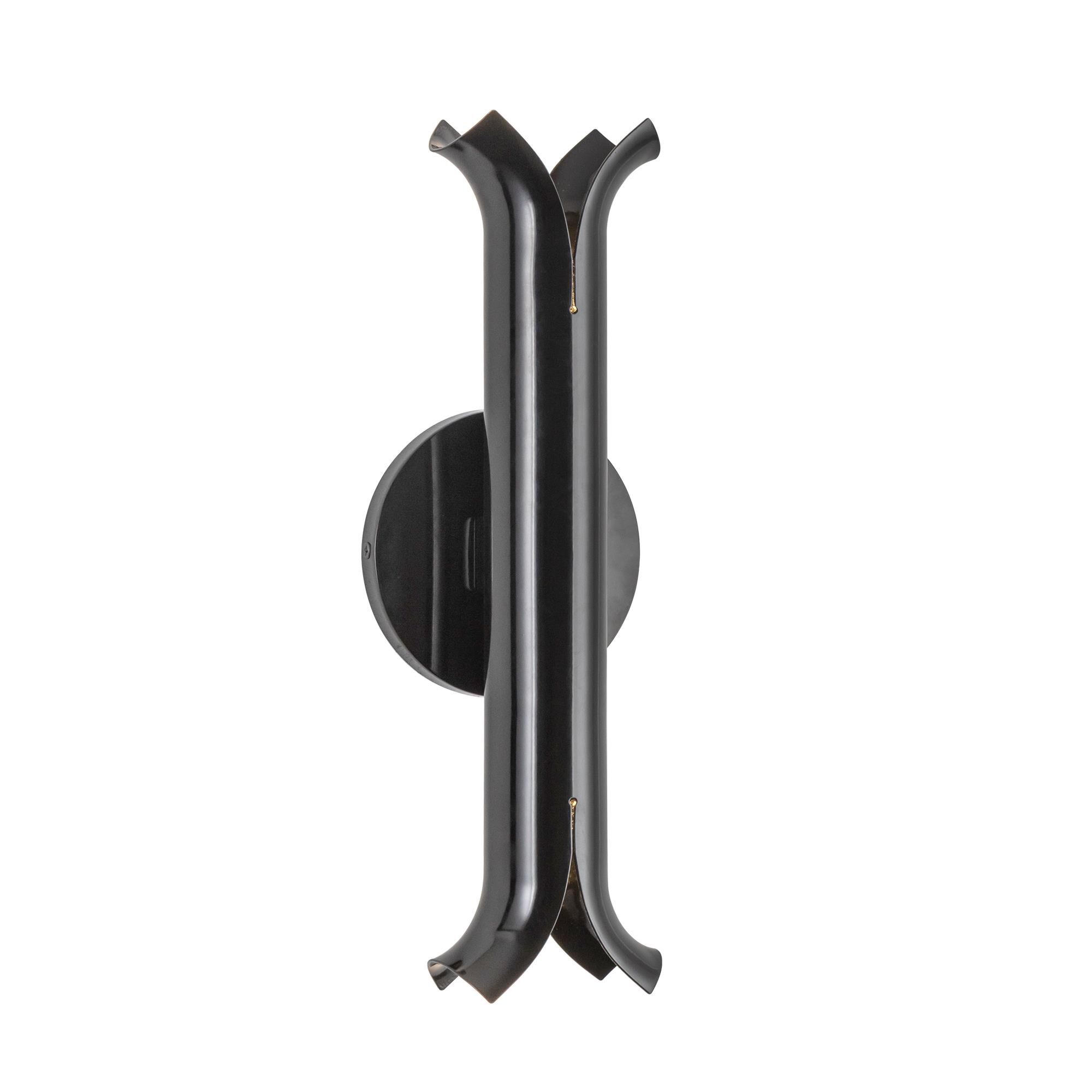 Shown in Glossy Black finish and Clear glass