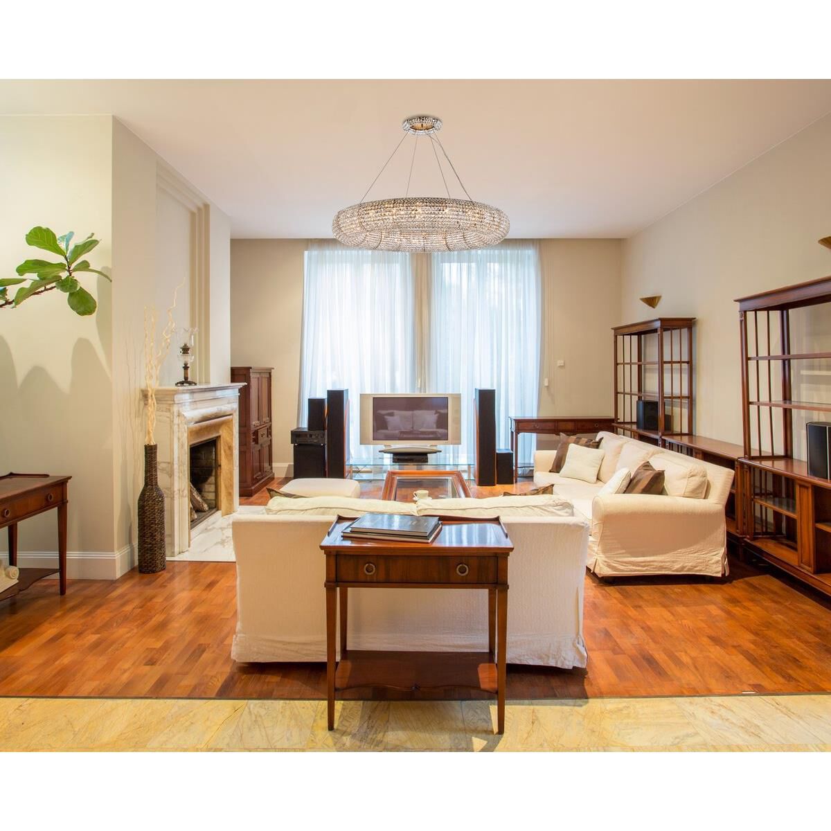 Paris 52 Inch 20 Light Chandelier by Elegant Lighting