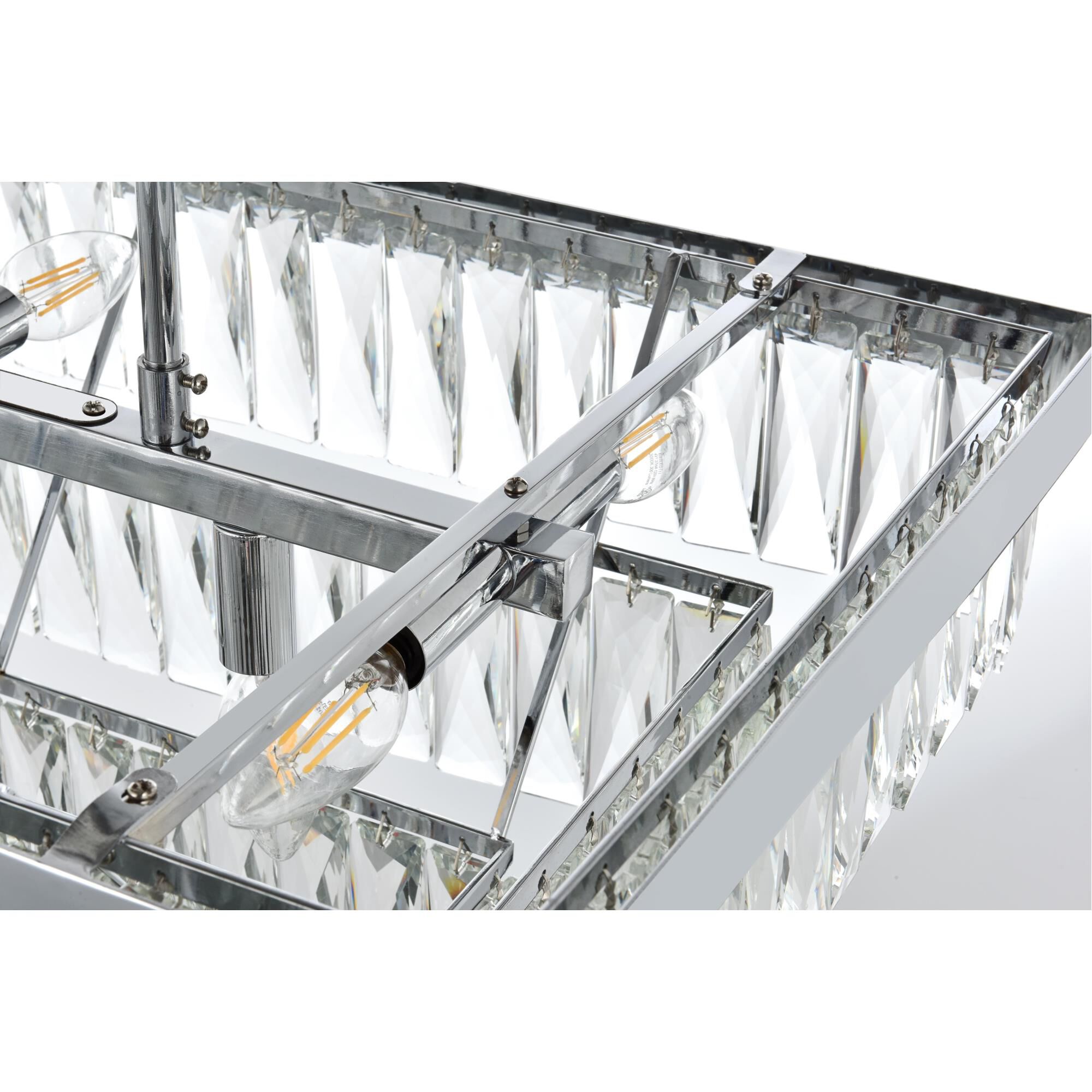 Shown in Chrome  finish and Rc crystal and Clear glass