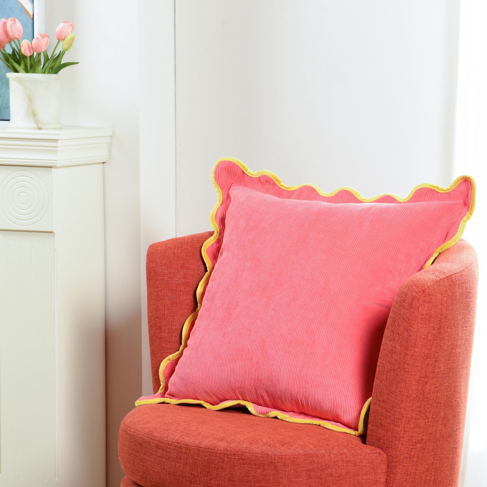 Shown in Pink, Lavender Purple and Yellow finish