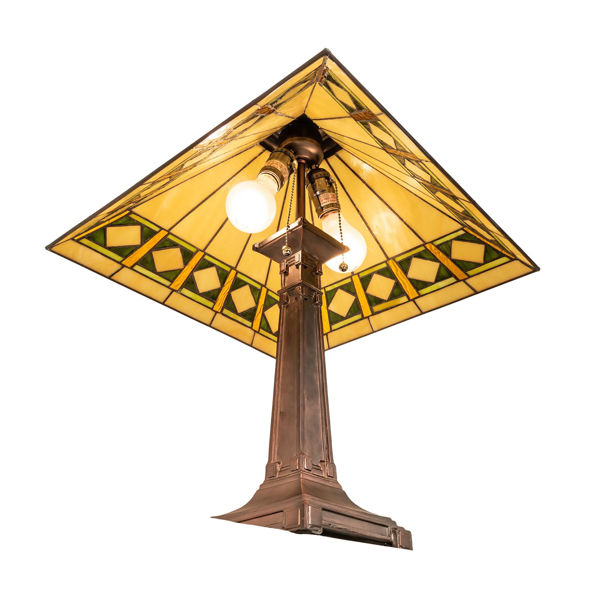 Diamond Band Mission 24 Inch Table Lamp by Meyda Lighting