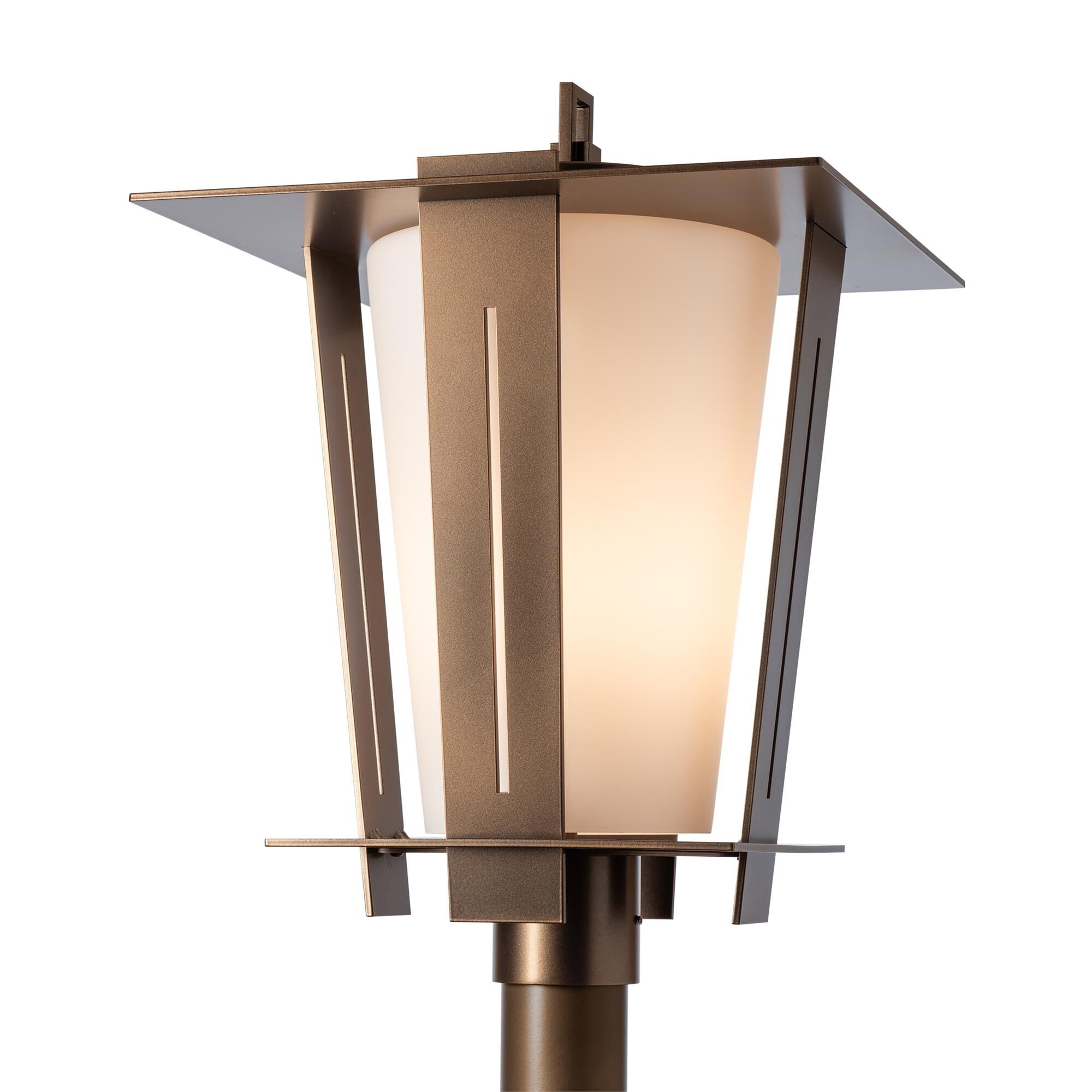 Shown in Coastal Bronze finish and Opal shade