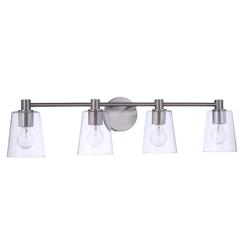 Emilio 32 Inch 4 Light Bath Vanity Light by Craftmade