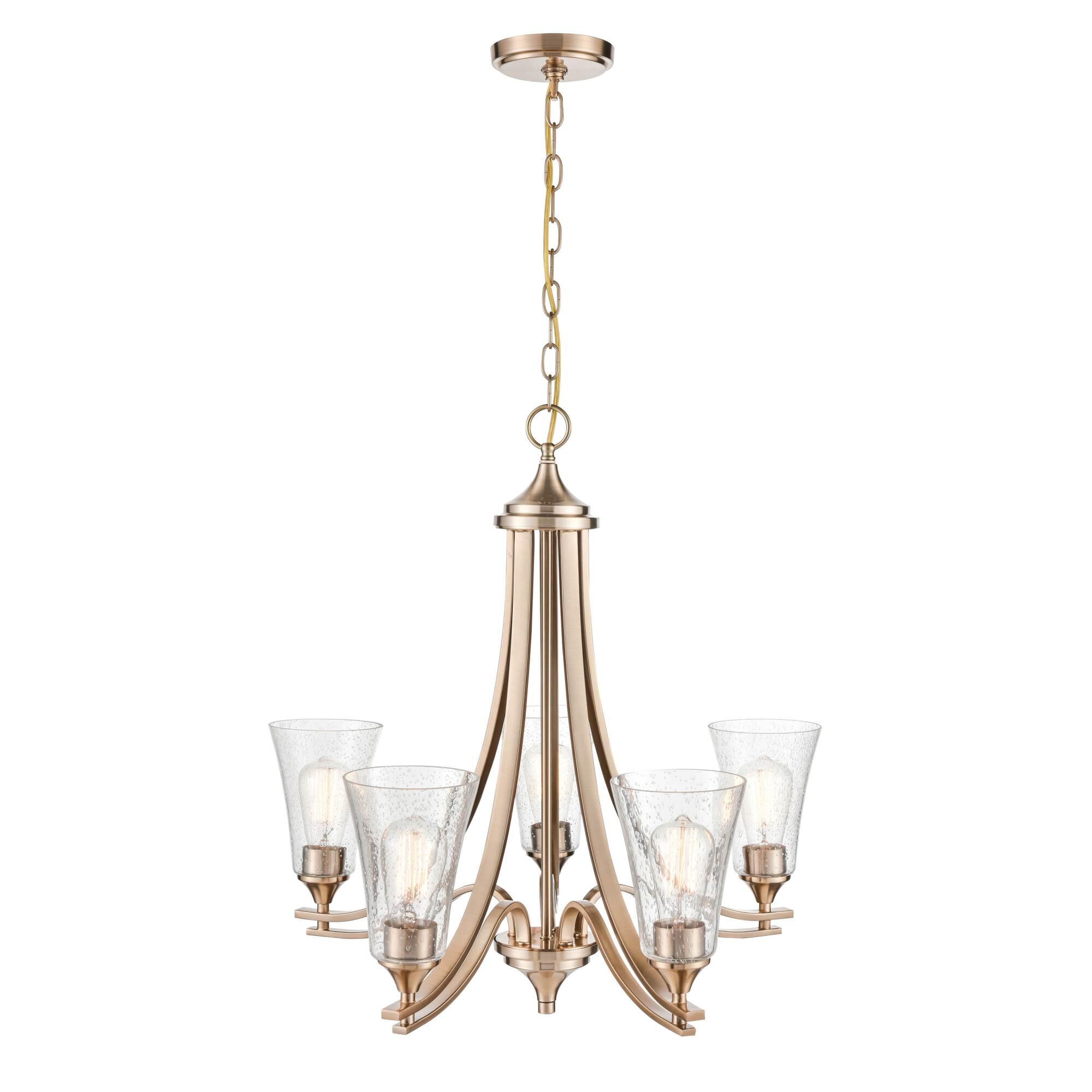 Natalie 27 Inch 5 Light Chandelier by Millennium Lighting