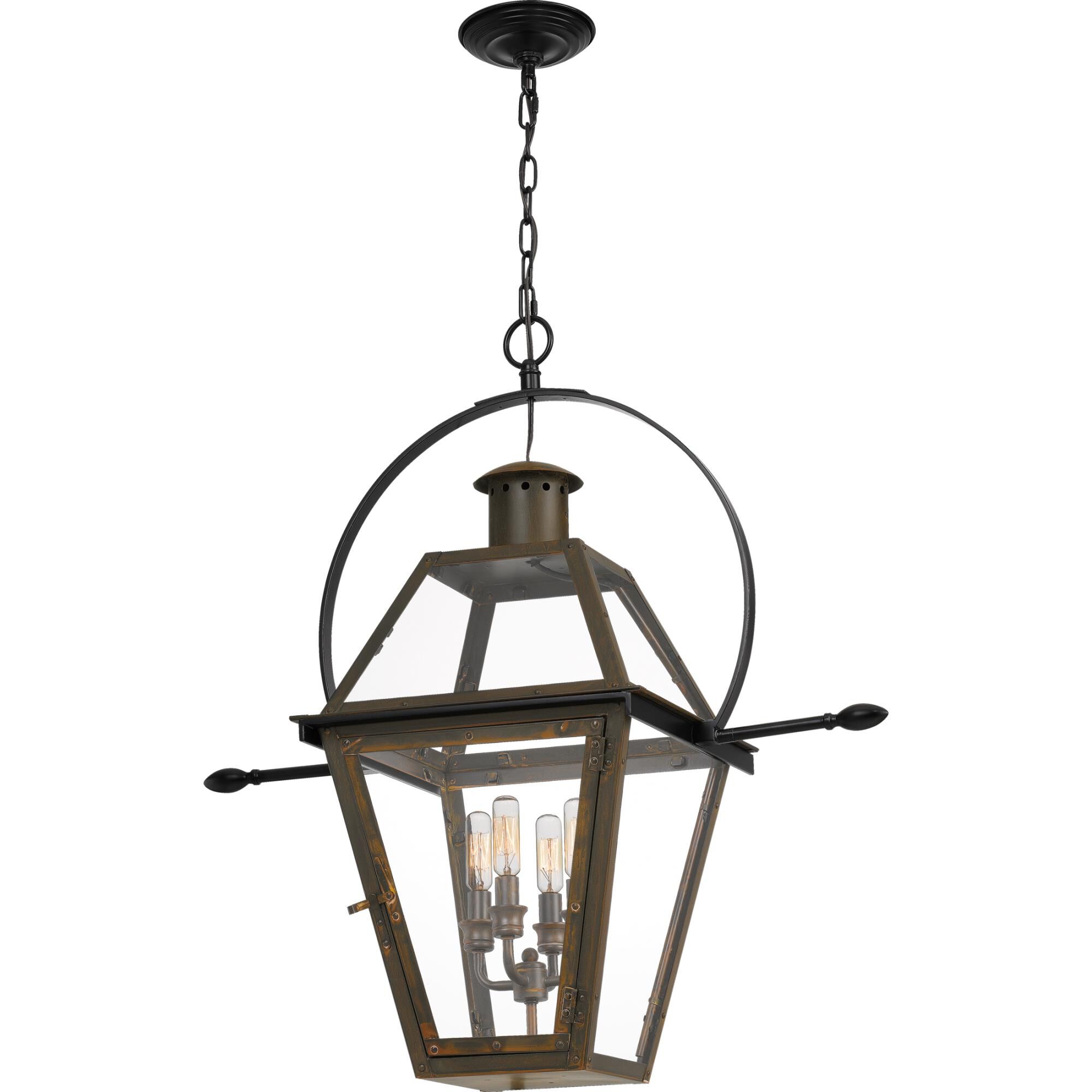 Rue De Royal 27 Inch Cage Pendant by Quoizel