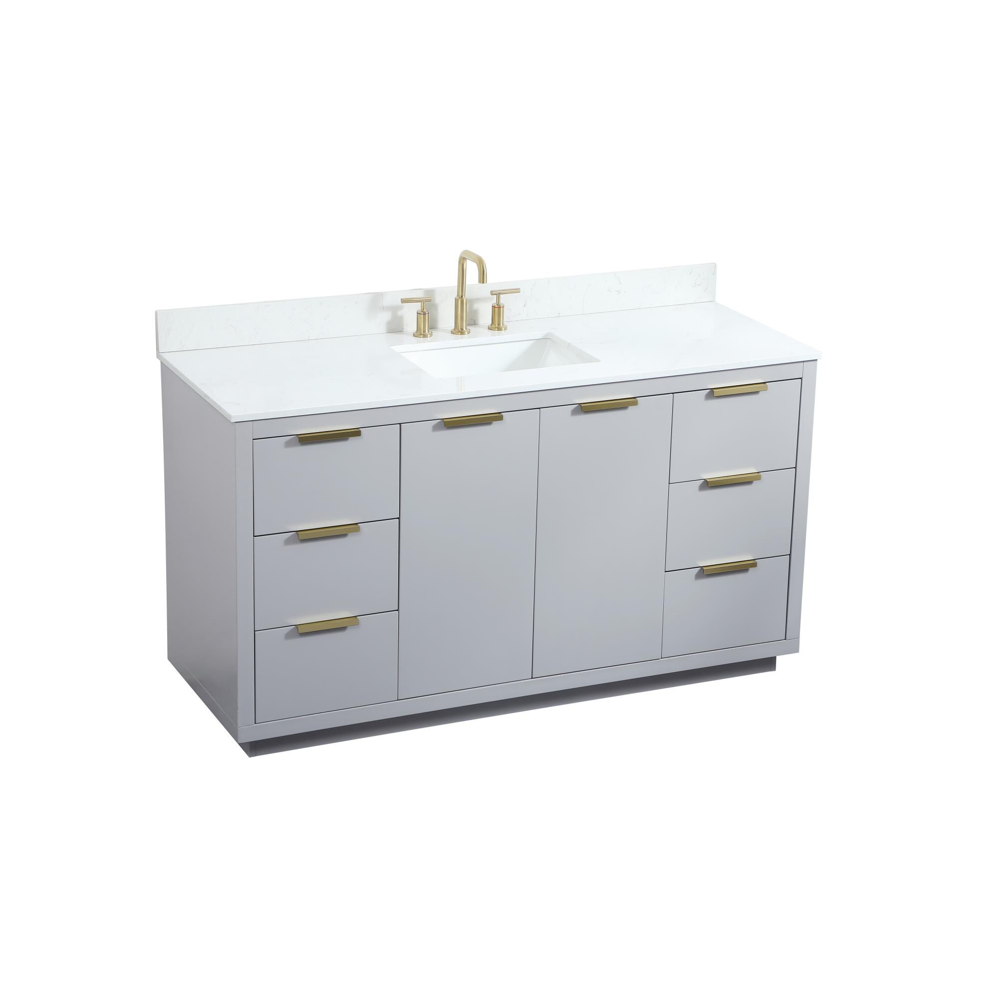 Blake 60 Inch Bath Vanity by Elegant Decor
