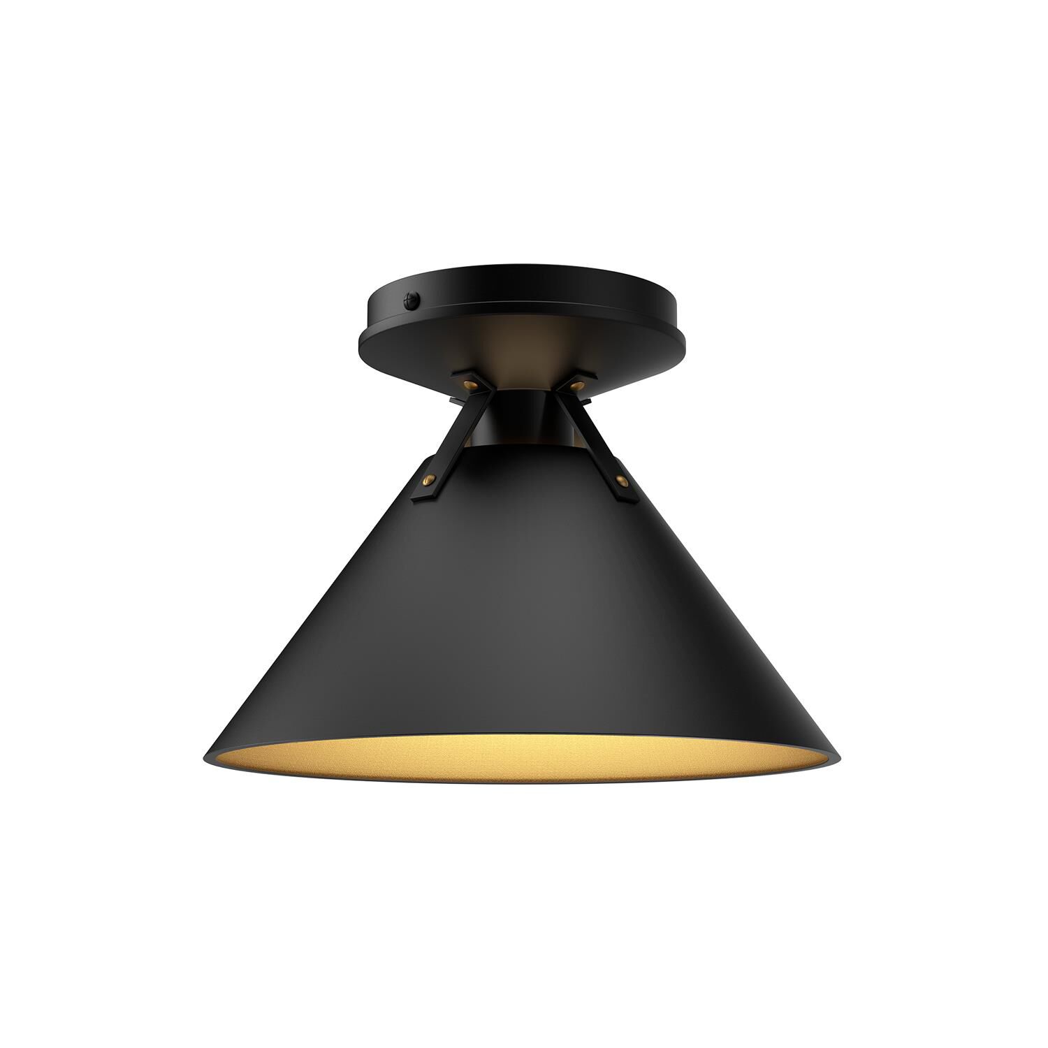 Archer 1 Light Flush Mount by Alora Mood