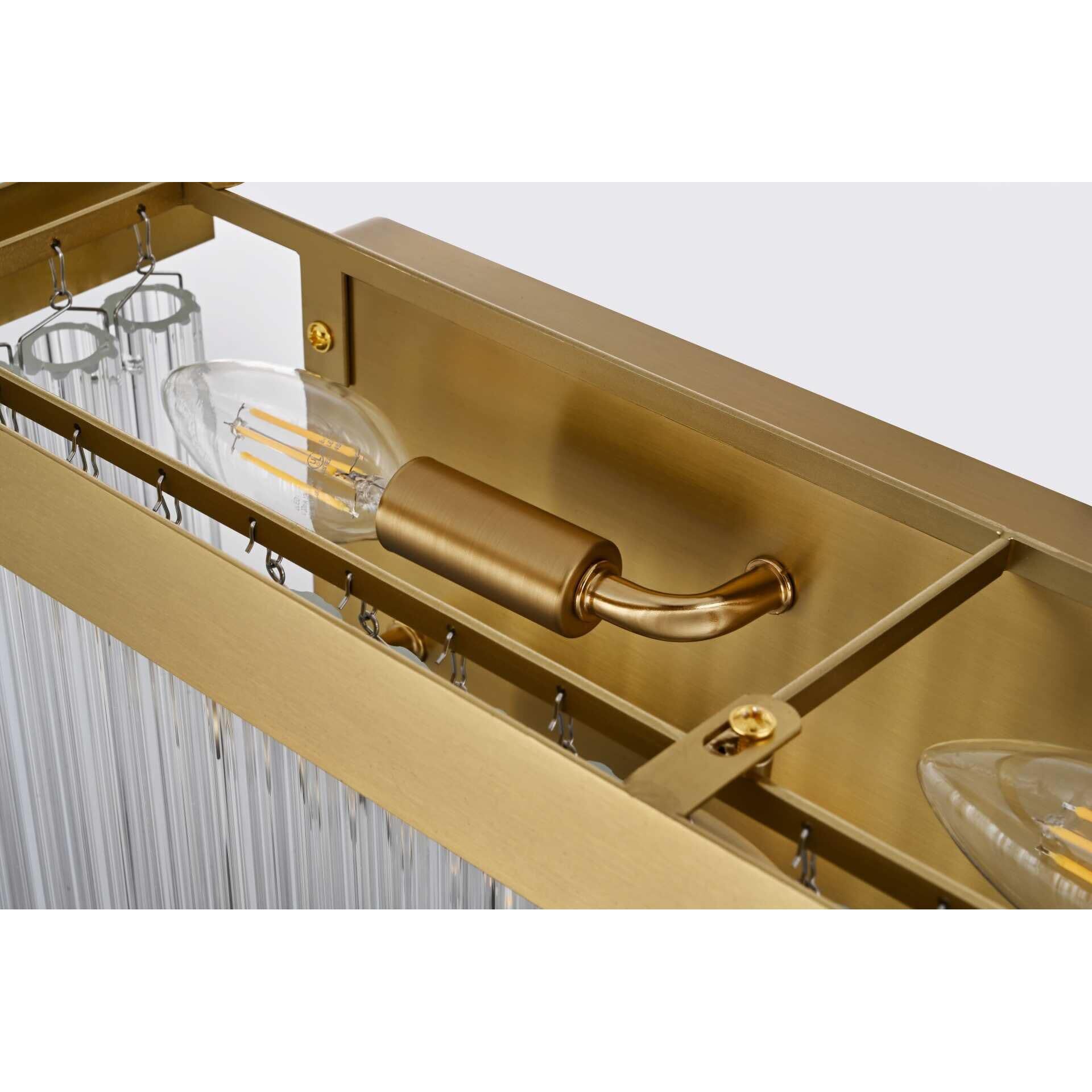 Shown in Satin Gold finish and Rc crystal