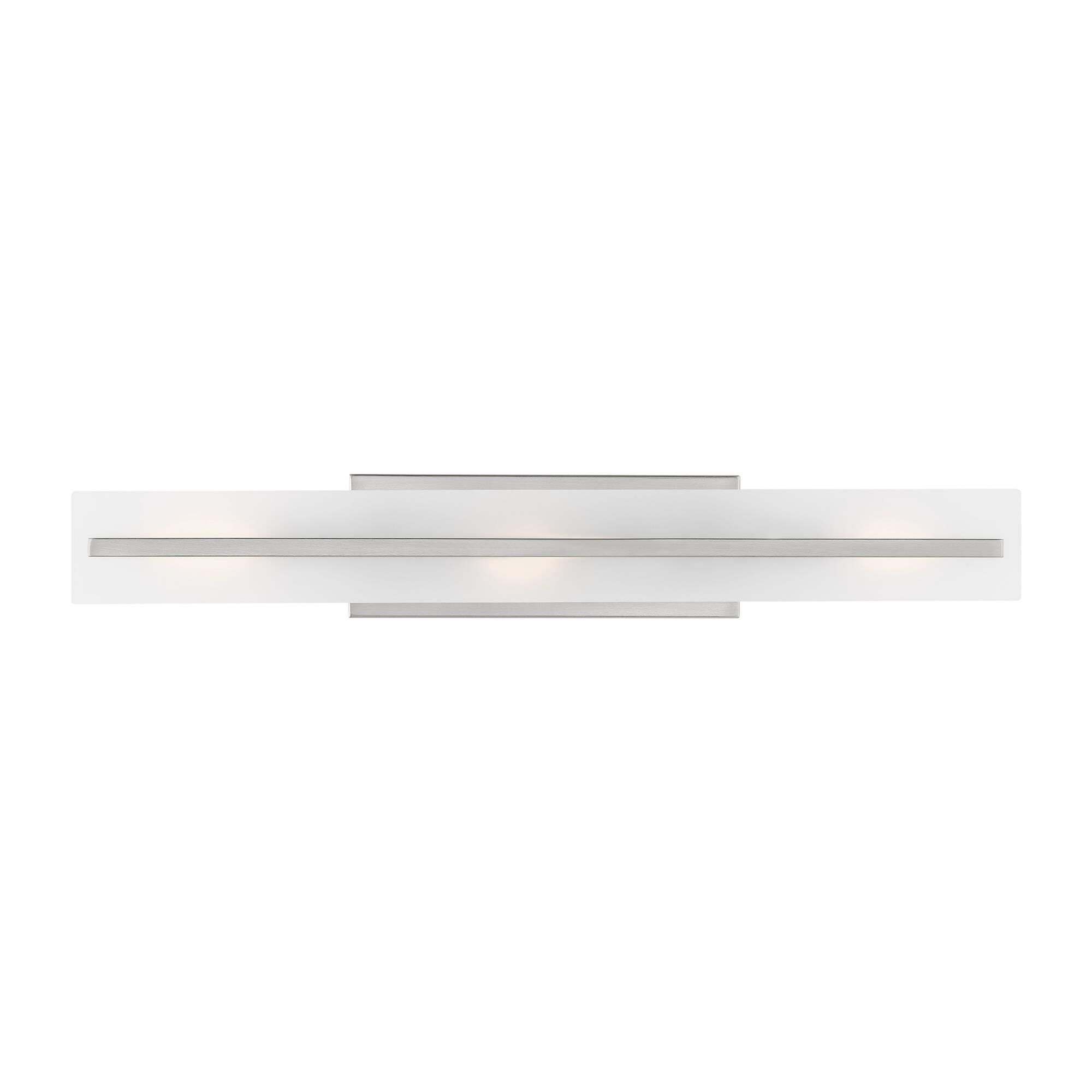 Shown in Brushed Nickel Silver finish and Satin Etched glass and Satin Etched Glass shade