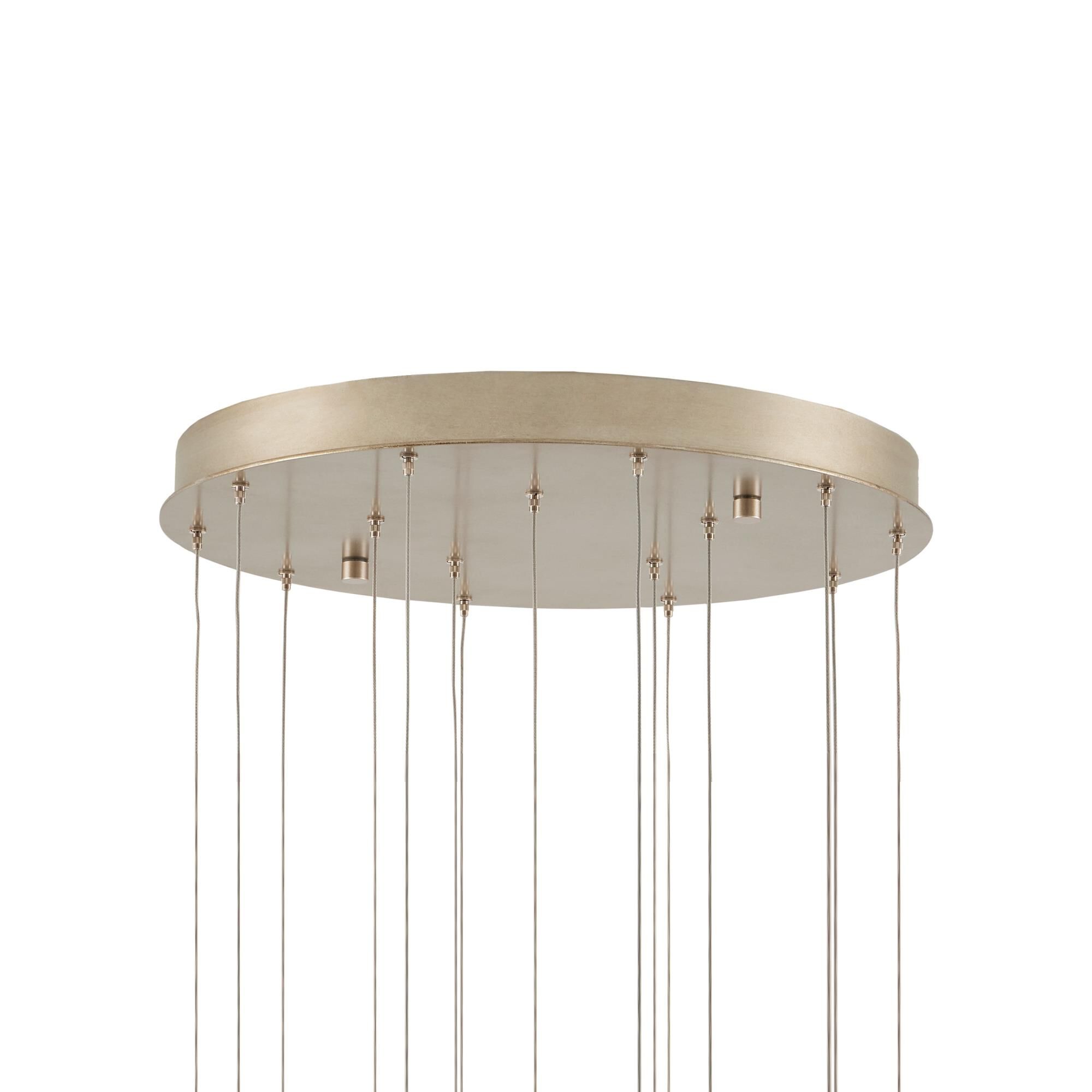 Lazio 24 Inch Multi Light Pendant by Currey and Company