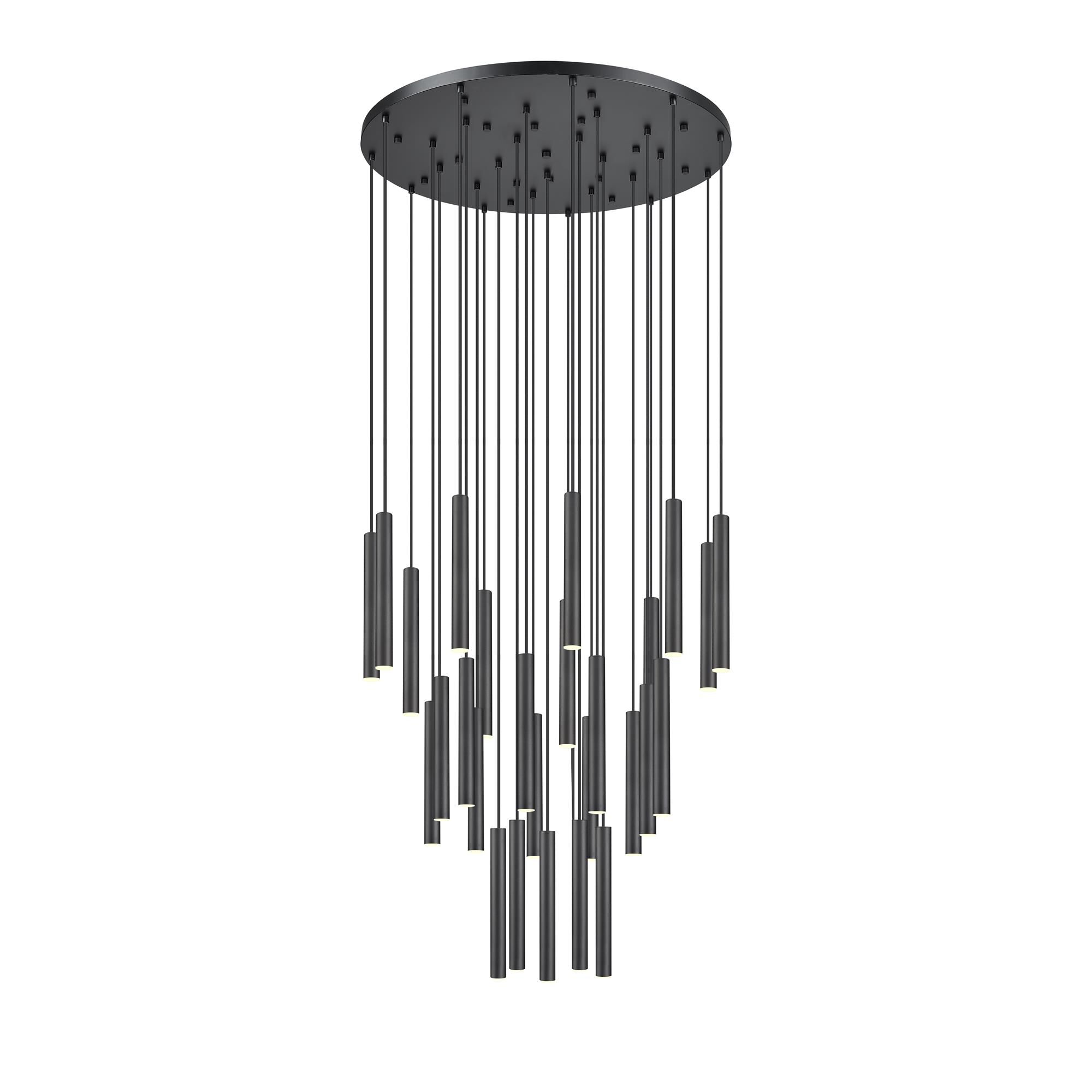 Shown in Matte Black finish and Matte Black glass and Matte Black shade