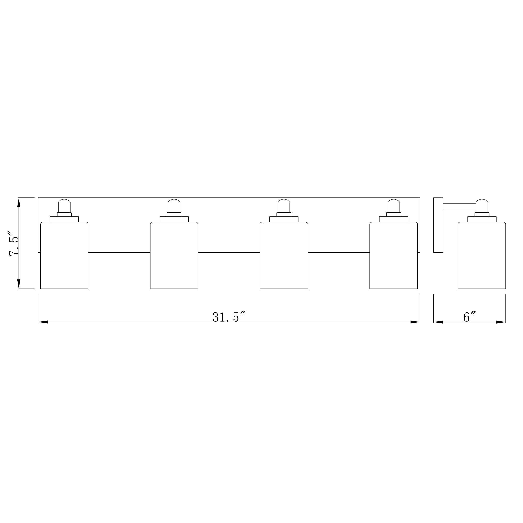 Shown in Brushed Gold finish and White glass