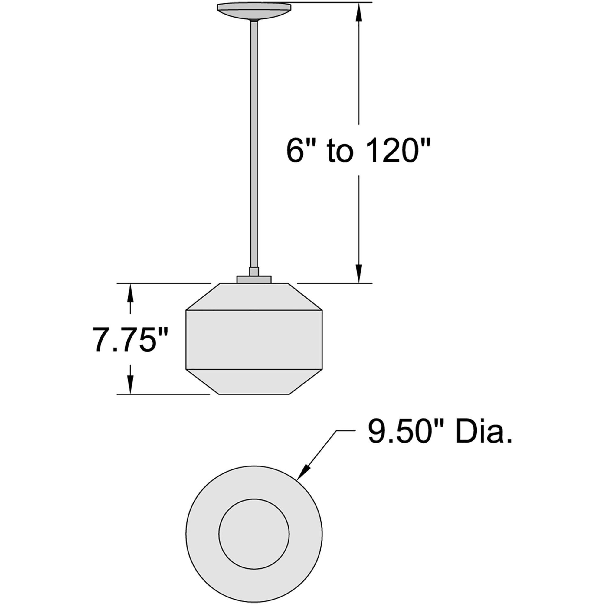 Access Lighting Clarity 9 Inch LED Mini Pendant