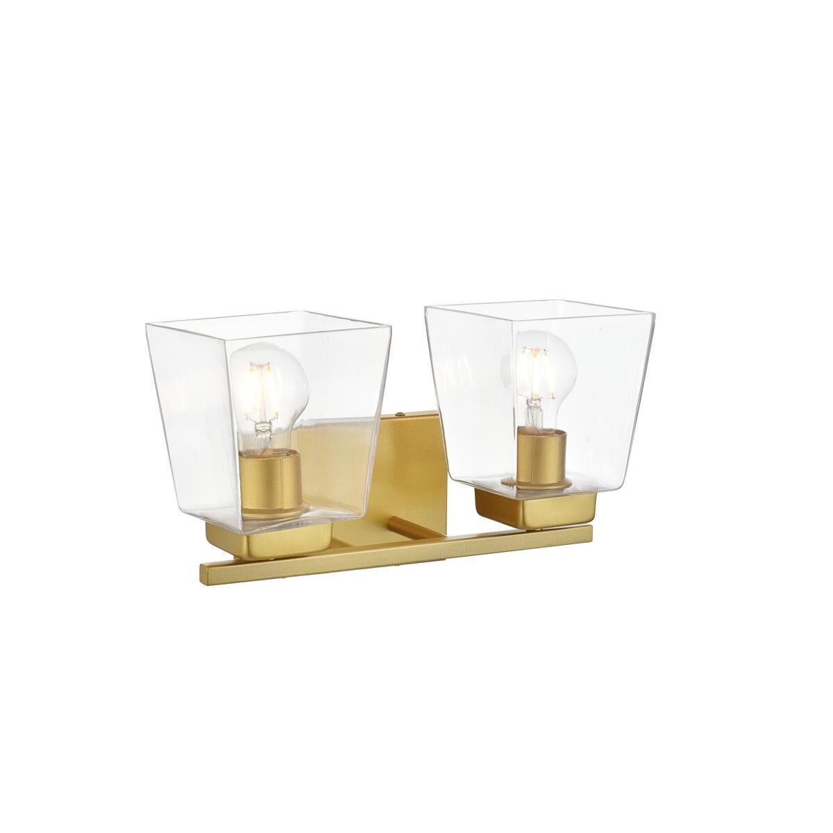 Merrick 14 Inch 2 Light Bath Vanity Light by Elegant Lighting