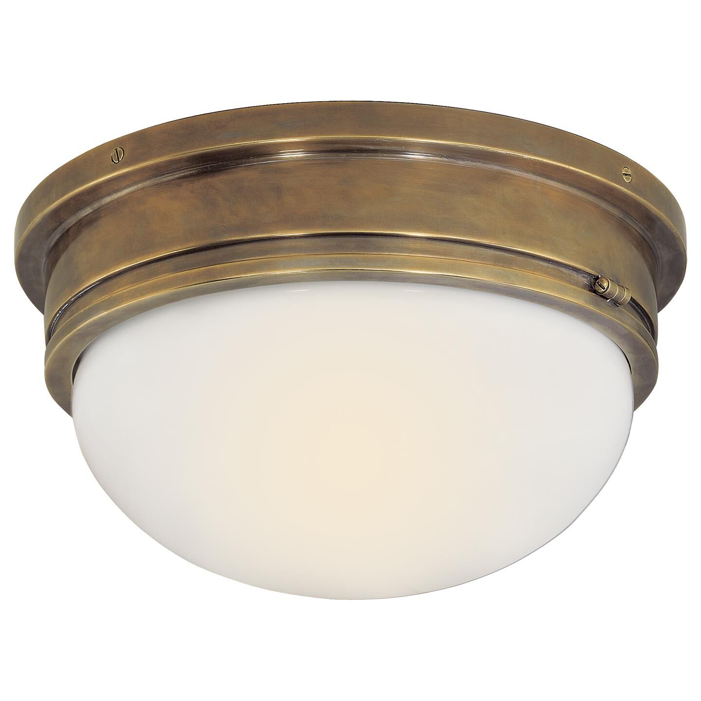 Chapman & Myers Marine 12 Inch 2 Light Flush Mount by Visual Comfort Signature Collection