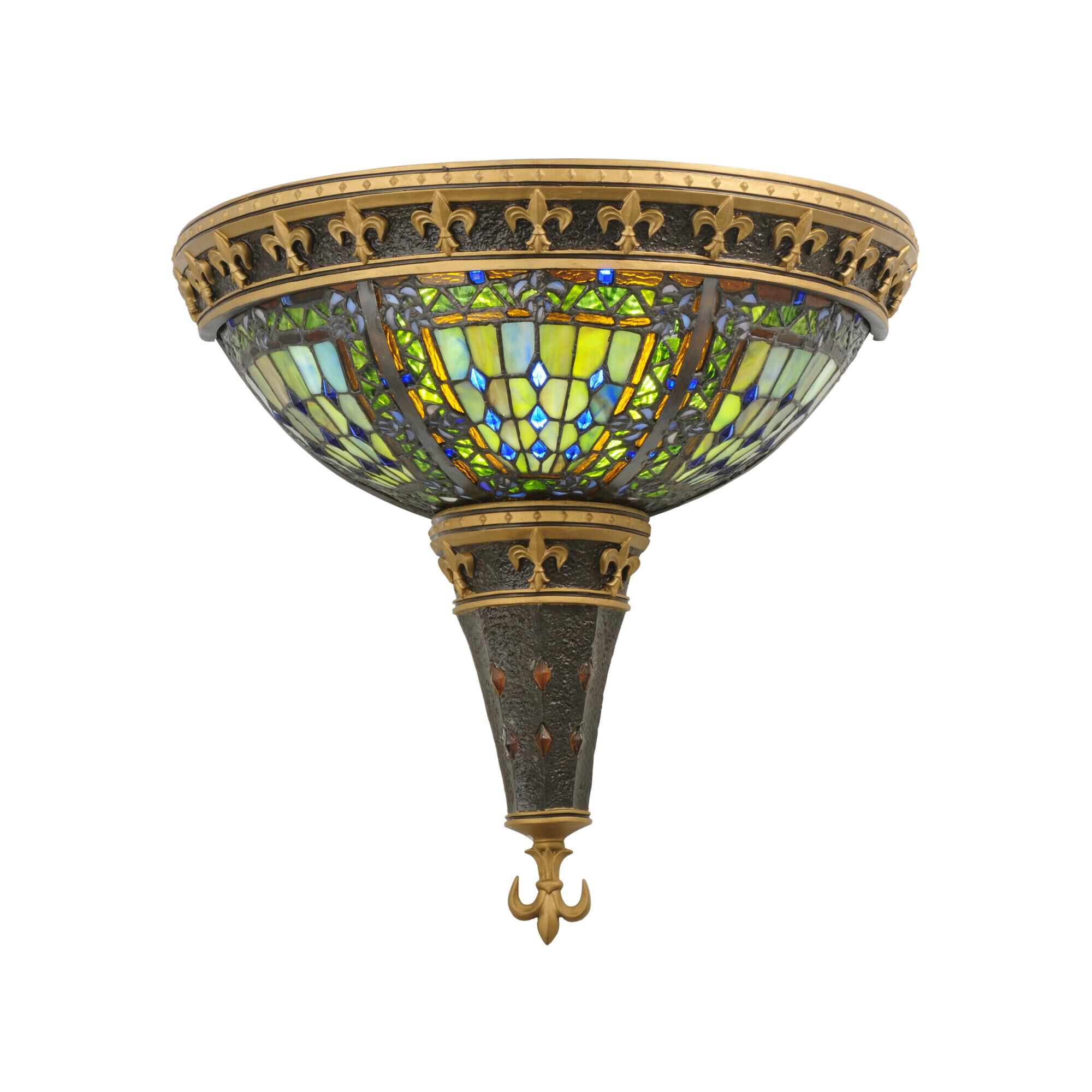 Shown with Green-Light Blue glass