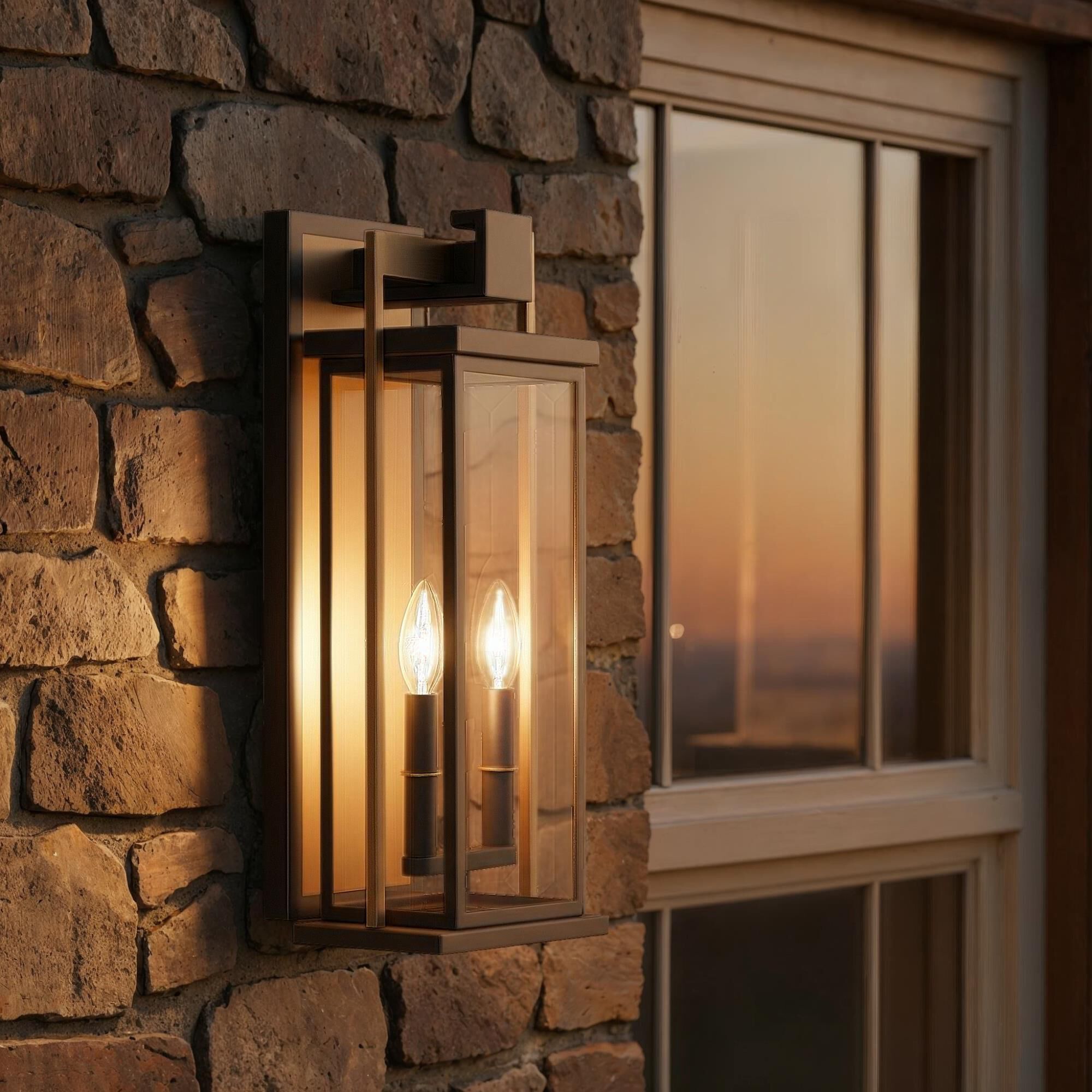 Lendel 20 Inch Outdoor Wall Light,