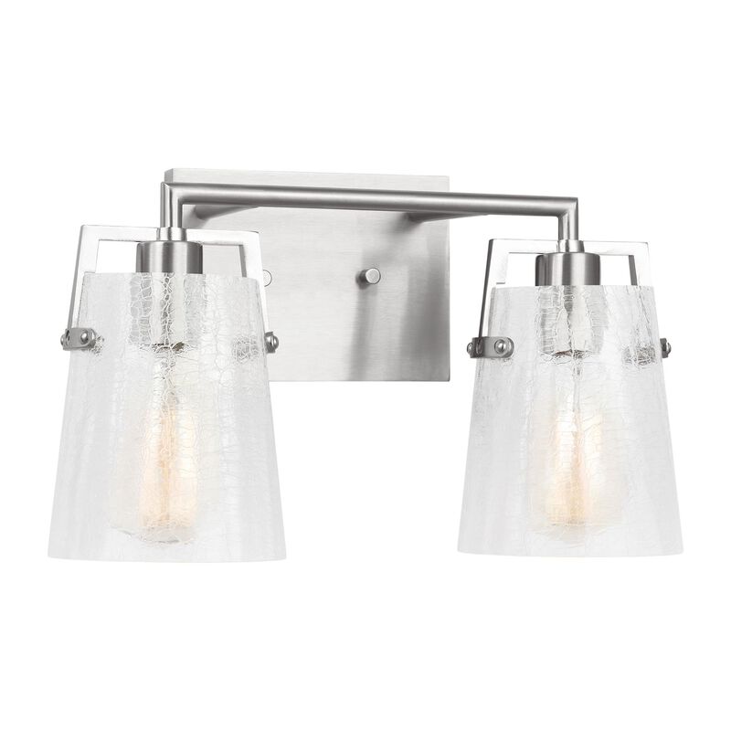 Drew & Jonathan Crofton 15 Inch 2 Light Bath Vanity Light by Visual Comfort Studio