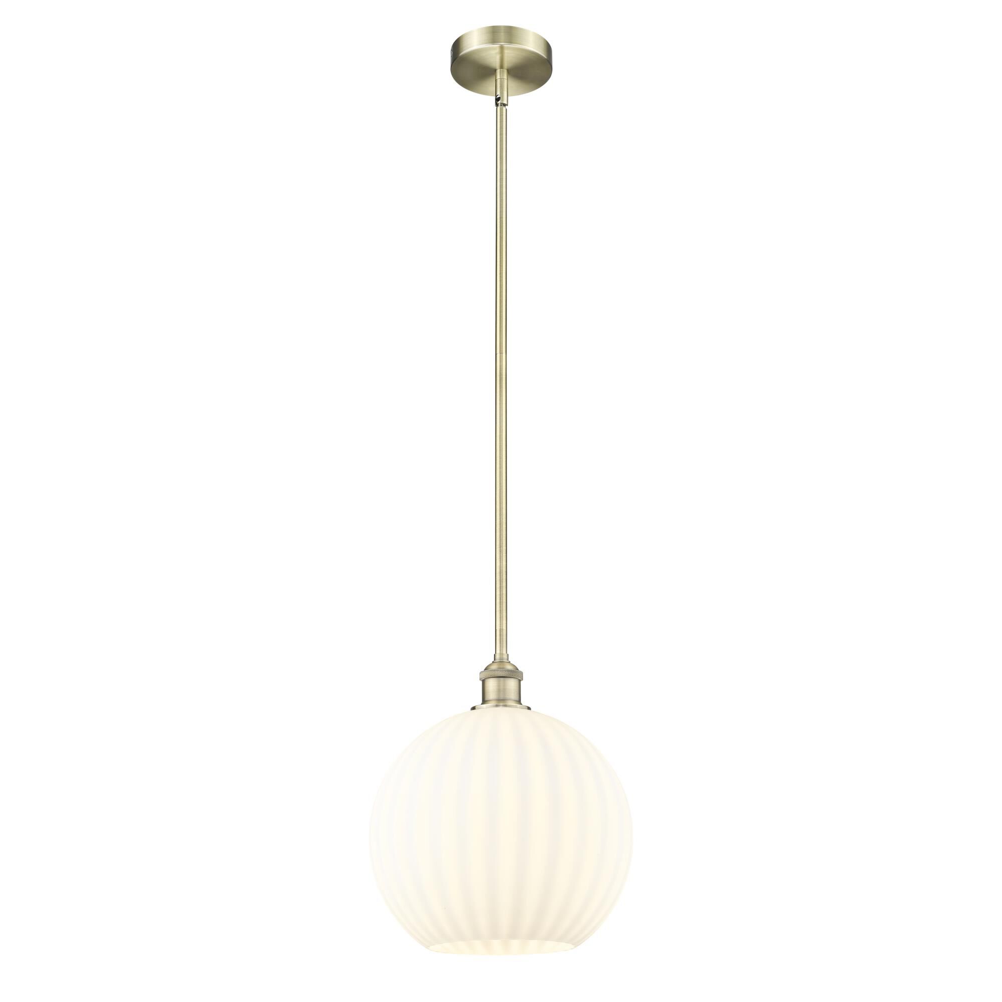 Bruno Marashlian White Venetian Mini Pendant by Innovations Lighting