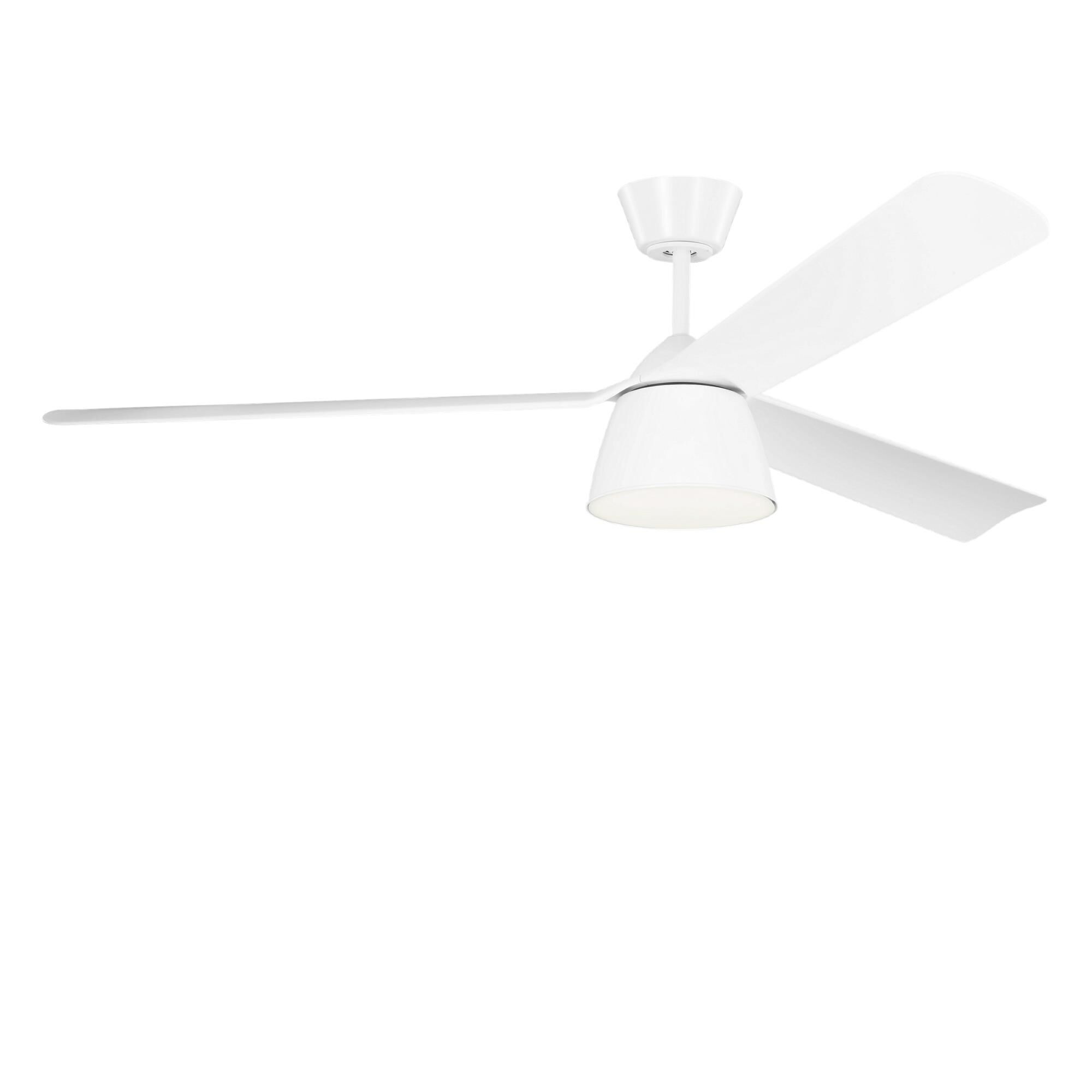 Peter Bristol Studio 60 Inch Ceiling Fan with Light Kit by Visual Comfort Fan Collection