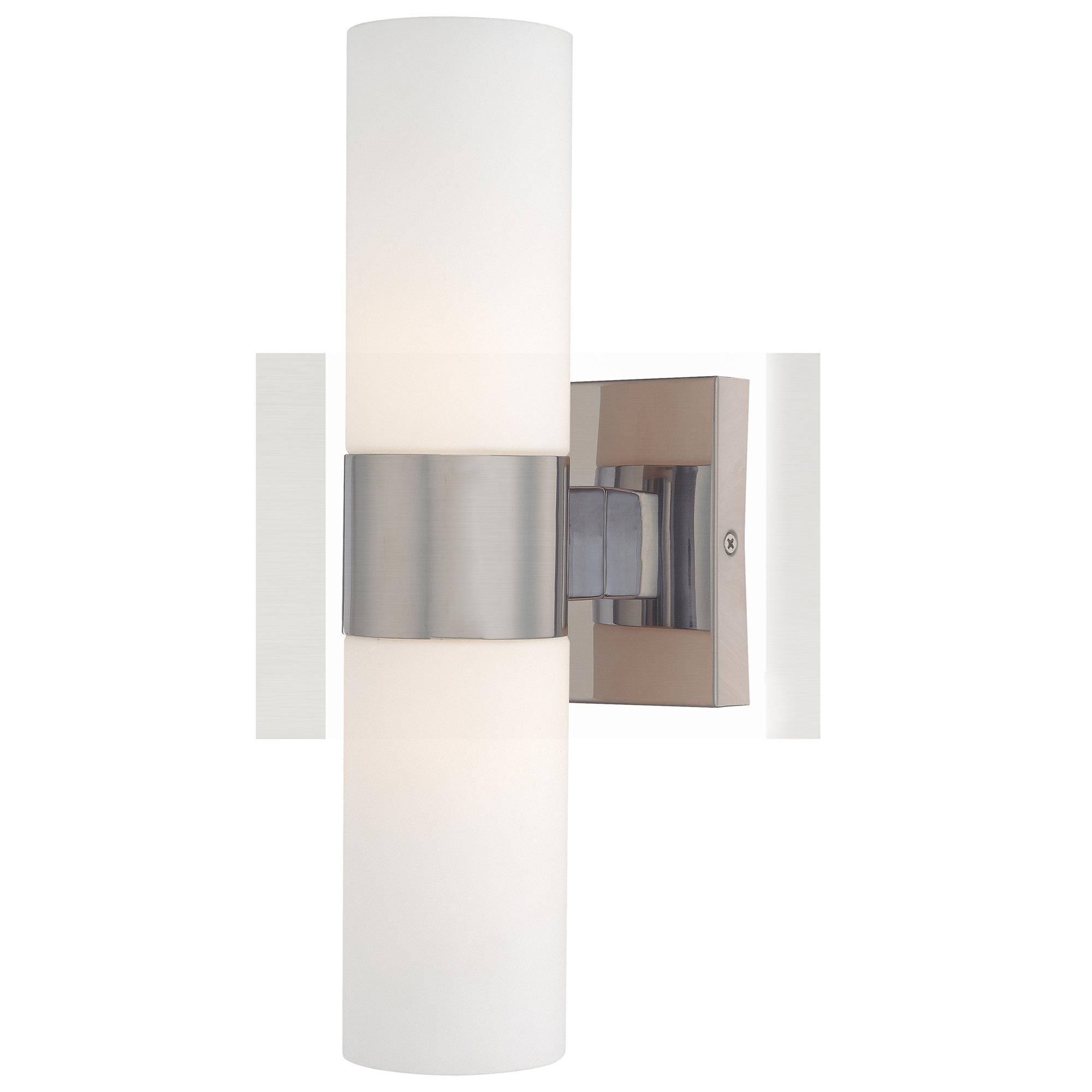 Shown in Brushed Nickel finish and Etched Opal glass