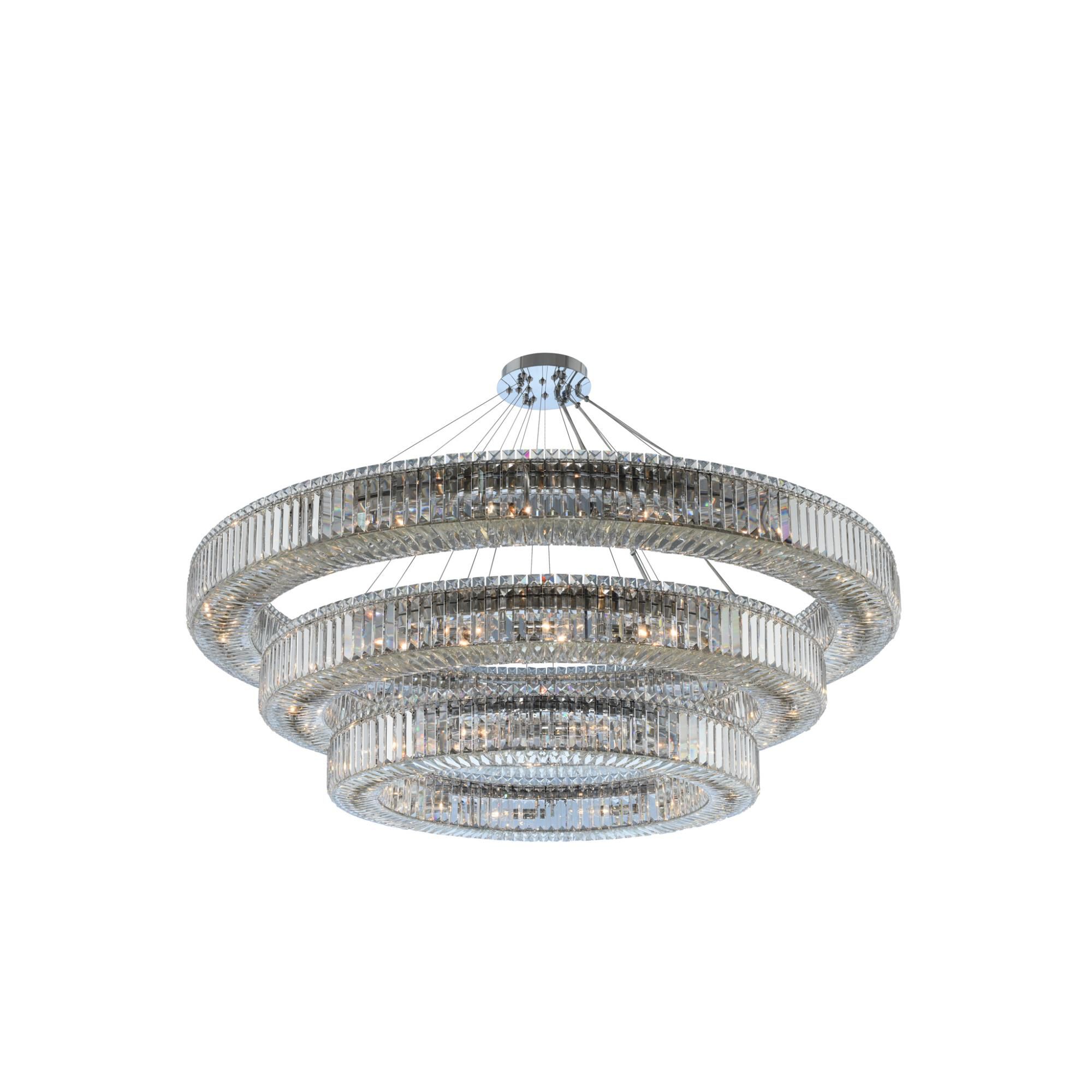 Rondelle 60 Inch Large Pendant by Allegri