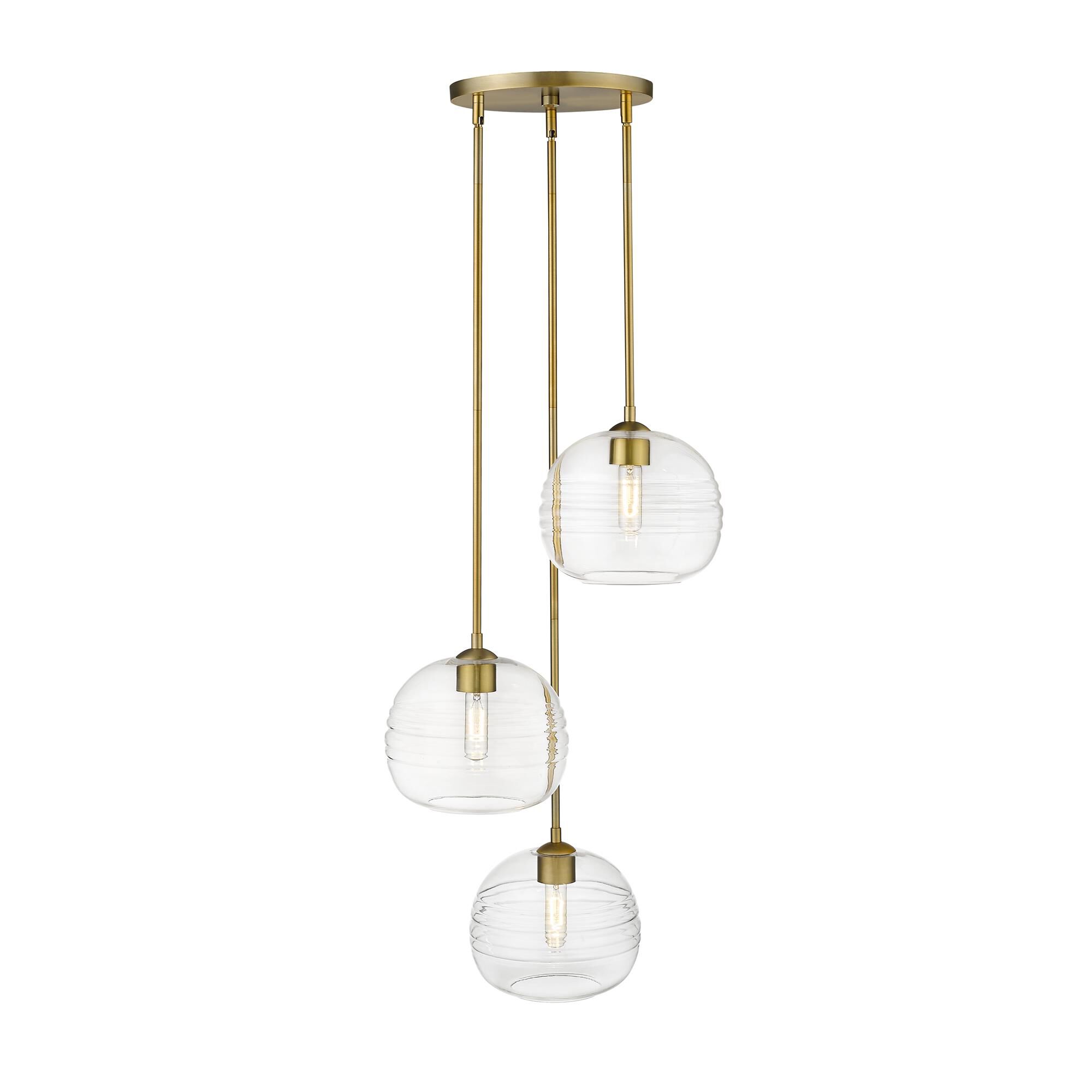 Harmony 20 Inch 3 Light Mini Chandelier by Z-Lite