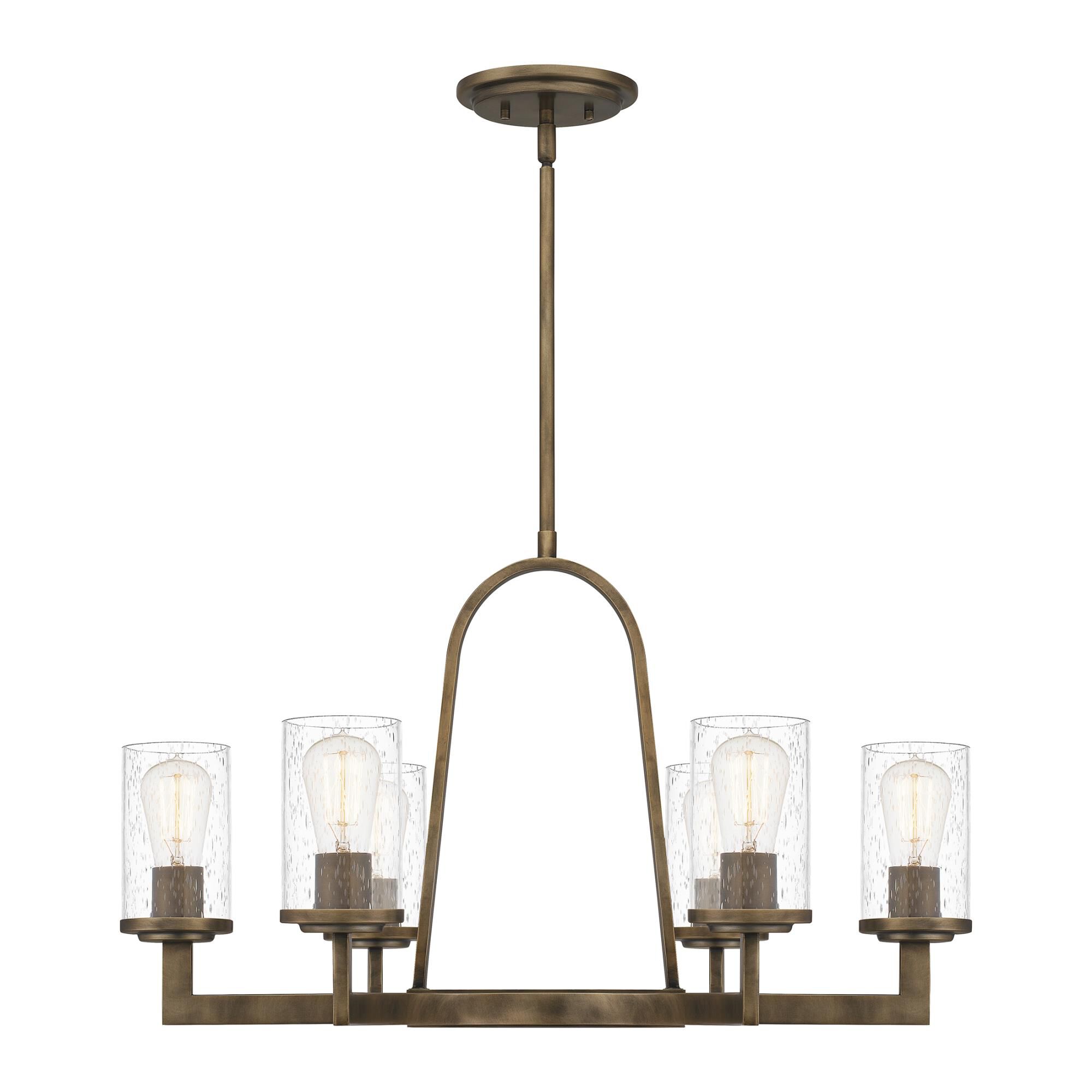 Antonin 27 Inch 6 Light Chandelier by Quoizel