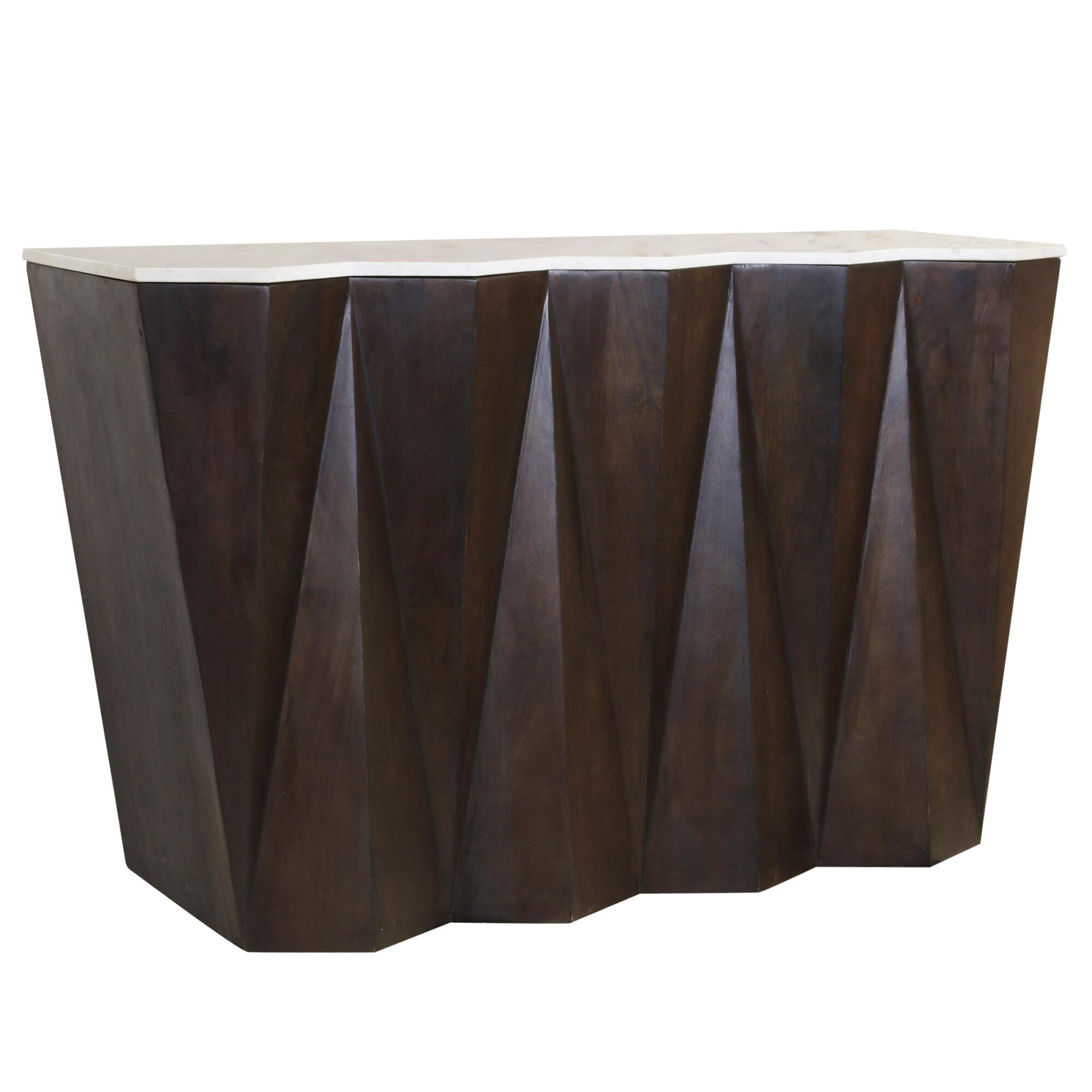 Sawtooth Edge 52 Inch Cosole Table by Stylecraft