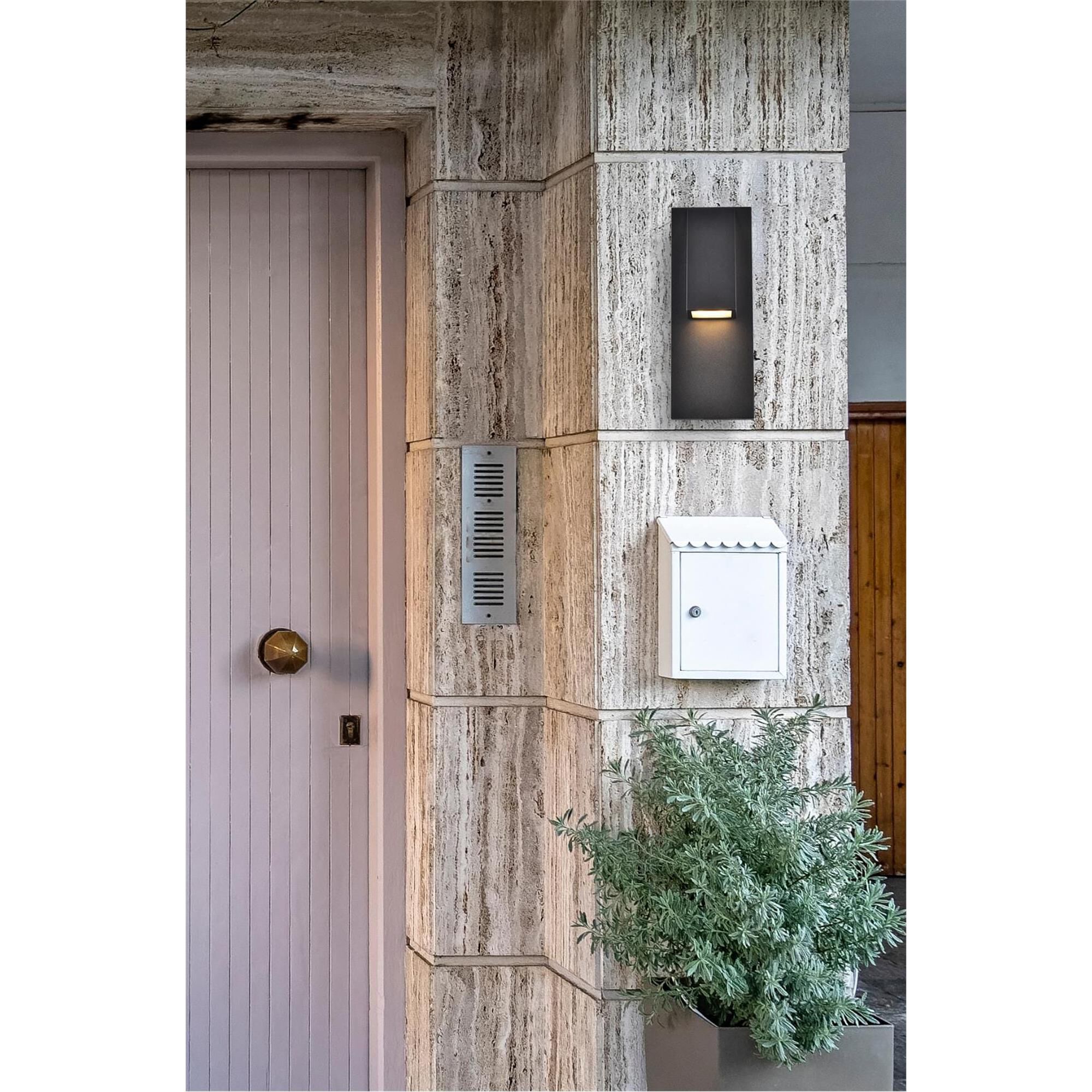 Elegant Lighting Raine 17 Inch Tall LED Outdoor Wall Light