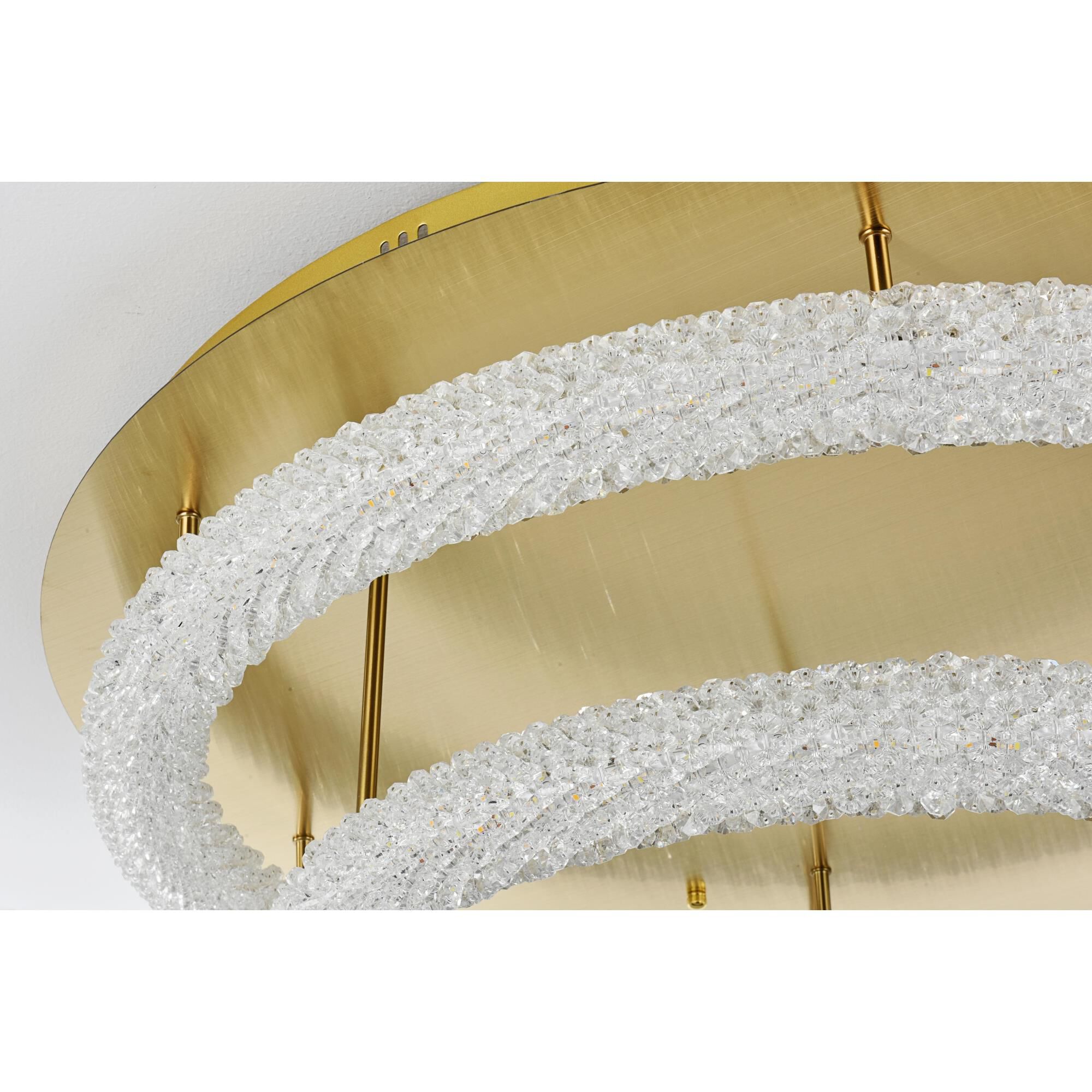 Bowen 34 Inch Flush Mount by Elegant Lighting