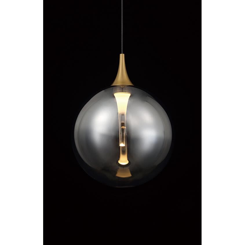 Shown in Gold finish and Smoked glass