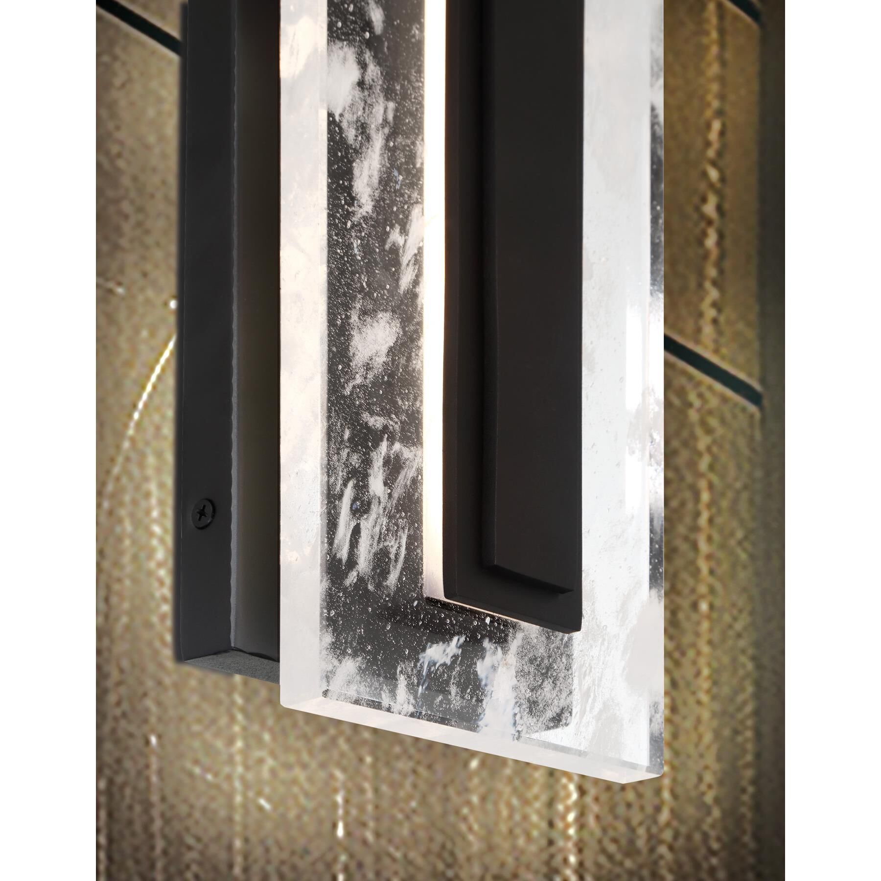 Shown in Sand Coal finish and Rock Crystalite glass