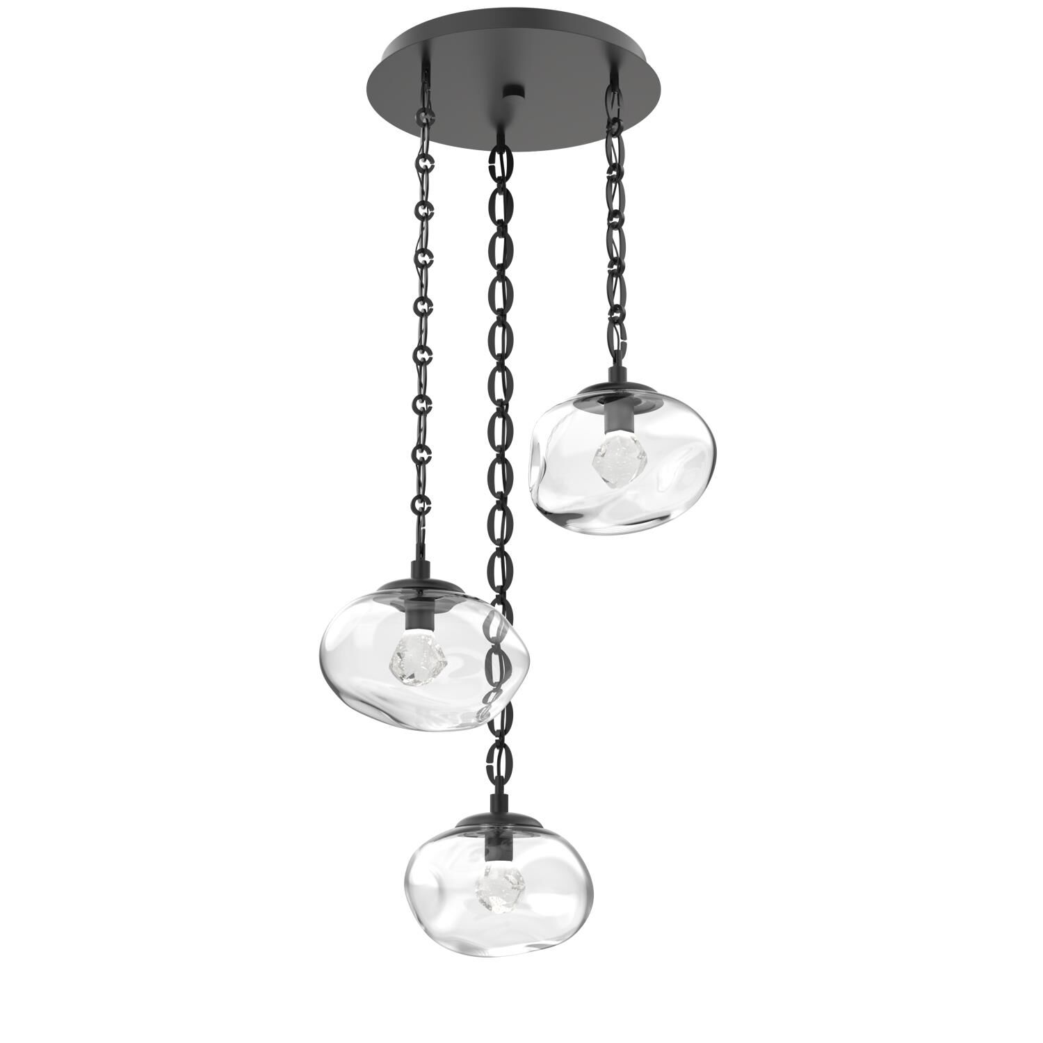 Levi Wilson Nova Led 22 Inch Multi Light Pendant by Hammerton Studio