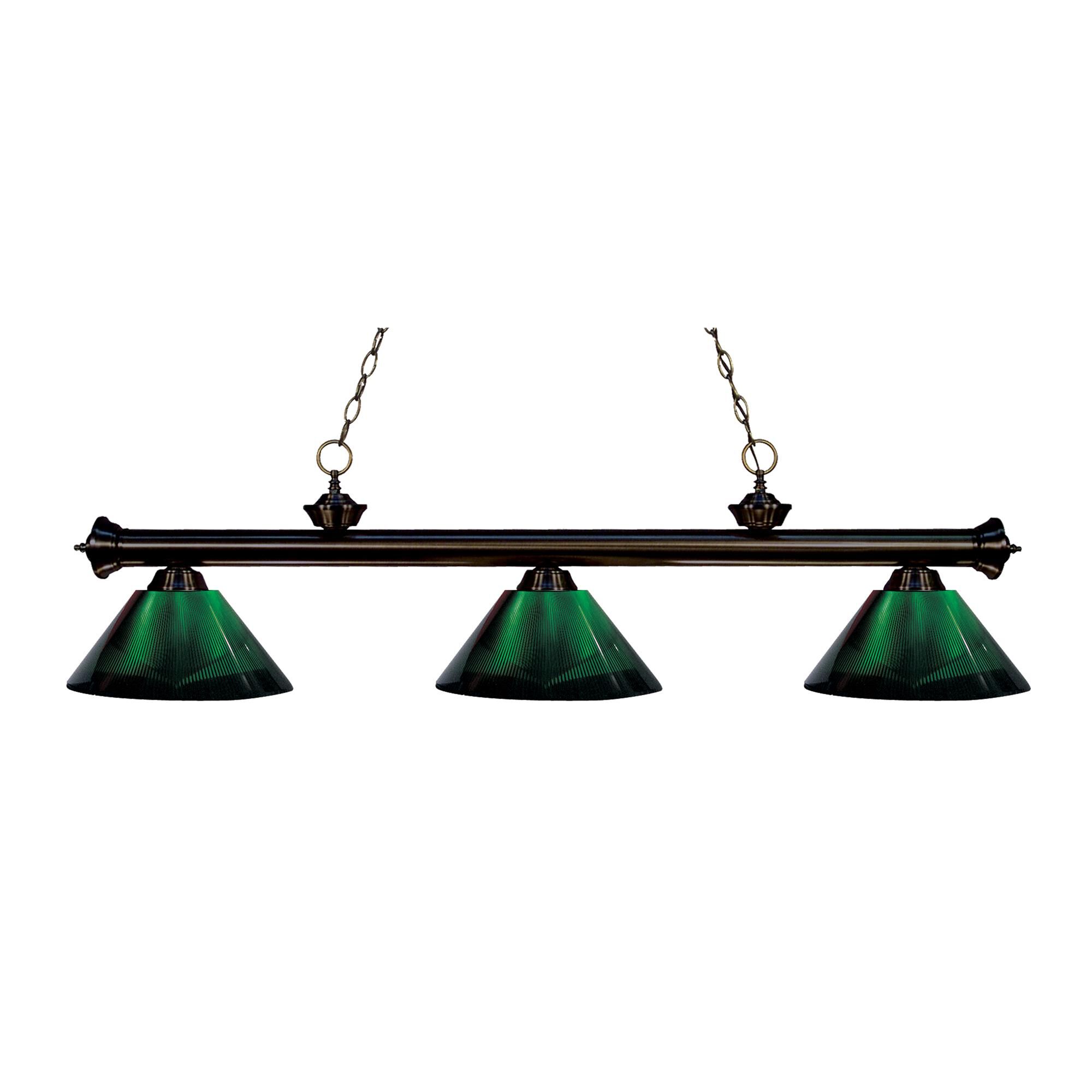 Shown in Bronze finish and Acrylic glass and Acrylic shade