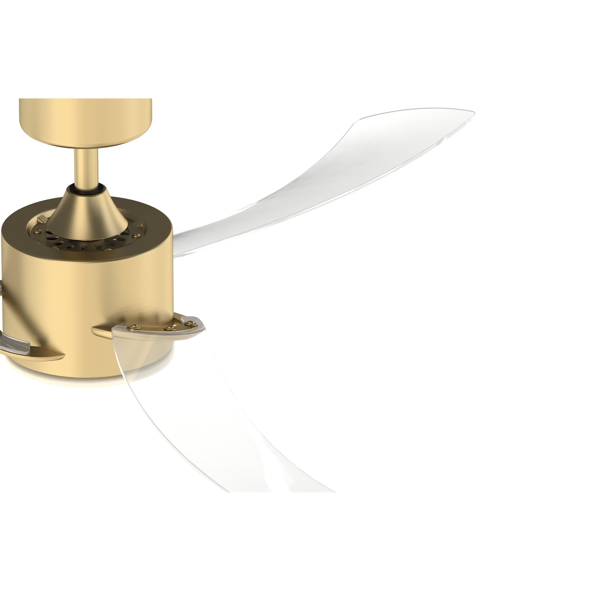 Shown in Brushed Satin Brass finish and Opal Frosted glass