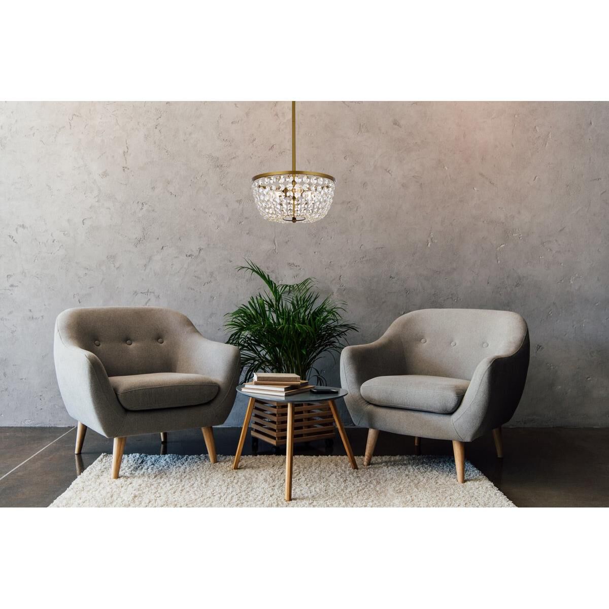 Gianna 13 Inch Large Pendant by Elegant Lighting