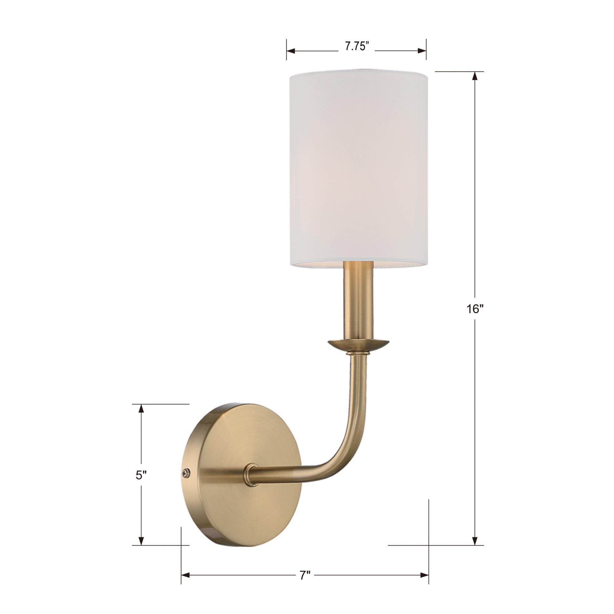 Crystorama Bailey 16 Inch Wall Sconce