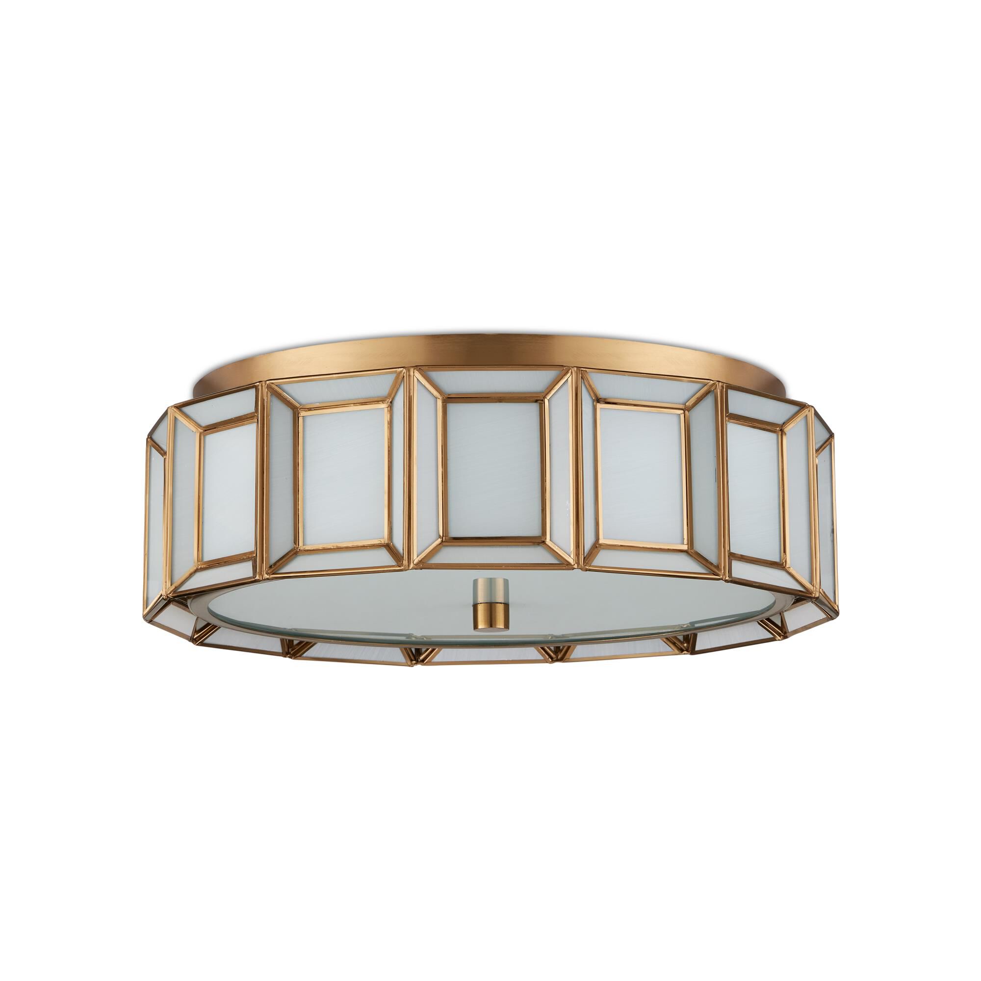 Shown in Antique Brass, White finish