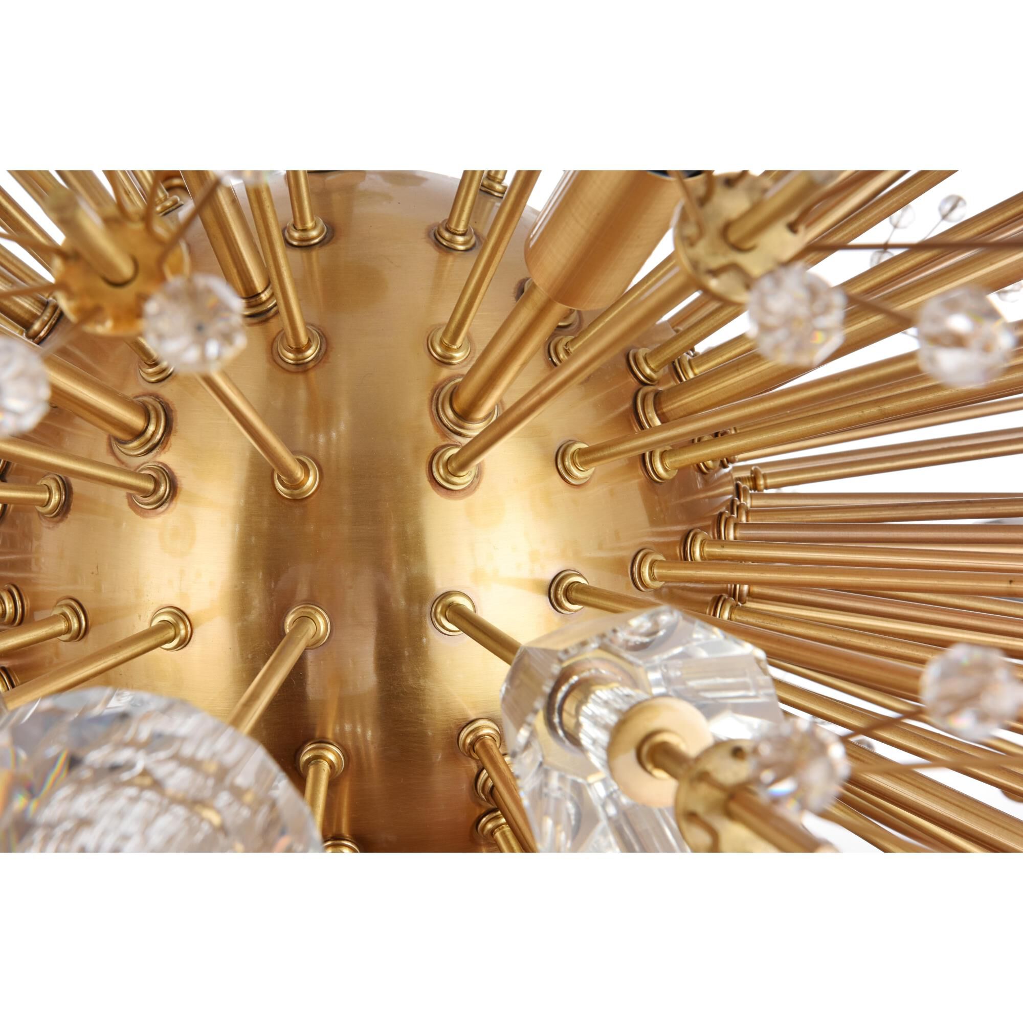 Shown in Gold finish and Royal Cut crystal