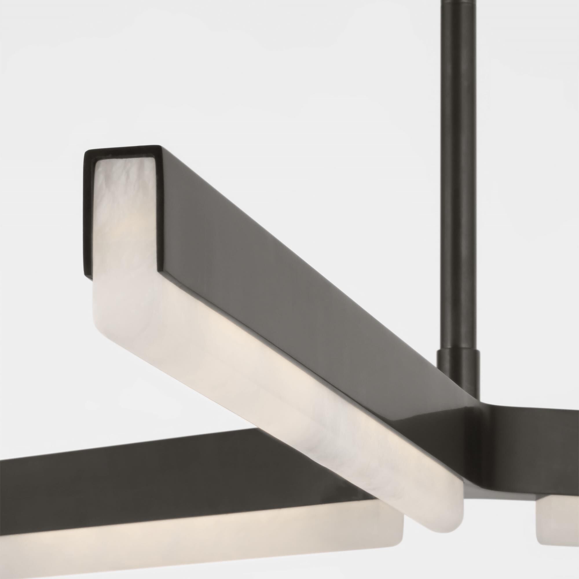 Shown in Bronze finish and Alabaster Diffuser glass