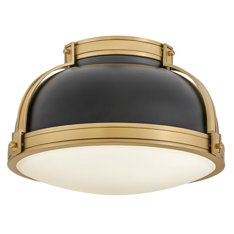 Barton 14 Inch 2 Light Flush Mount by Hinkley