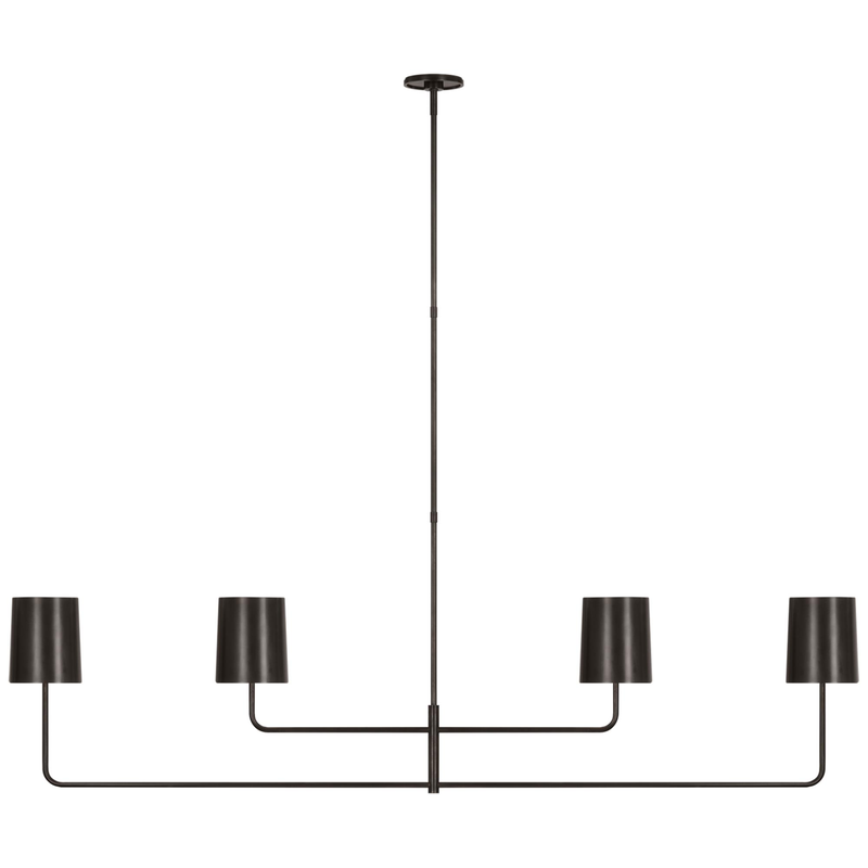 Barbara Barry Go Lightly 70 Inch 4 Light LED Linear Suspension Light by Visual Comfort Signature Collection