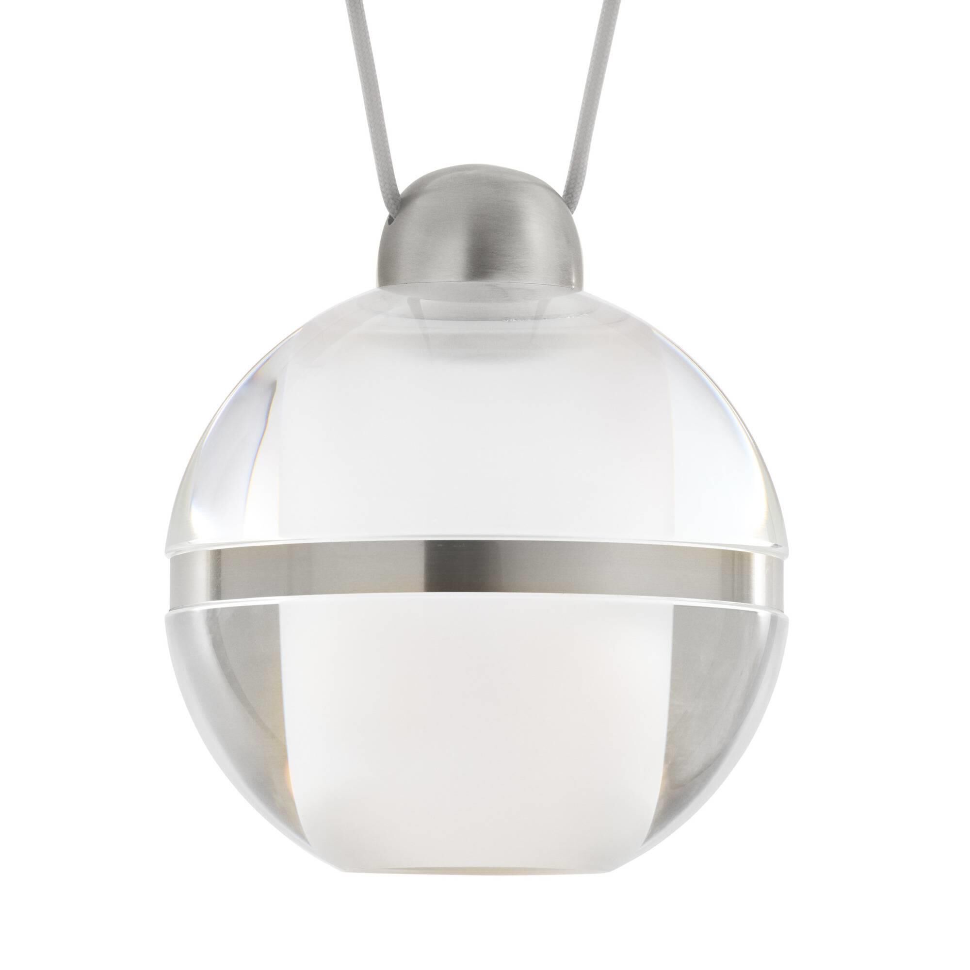 Shown in Chrome finish and Clear glass