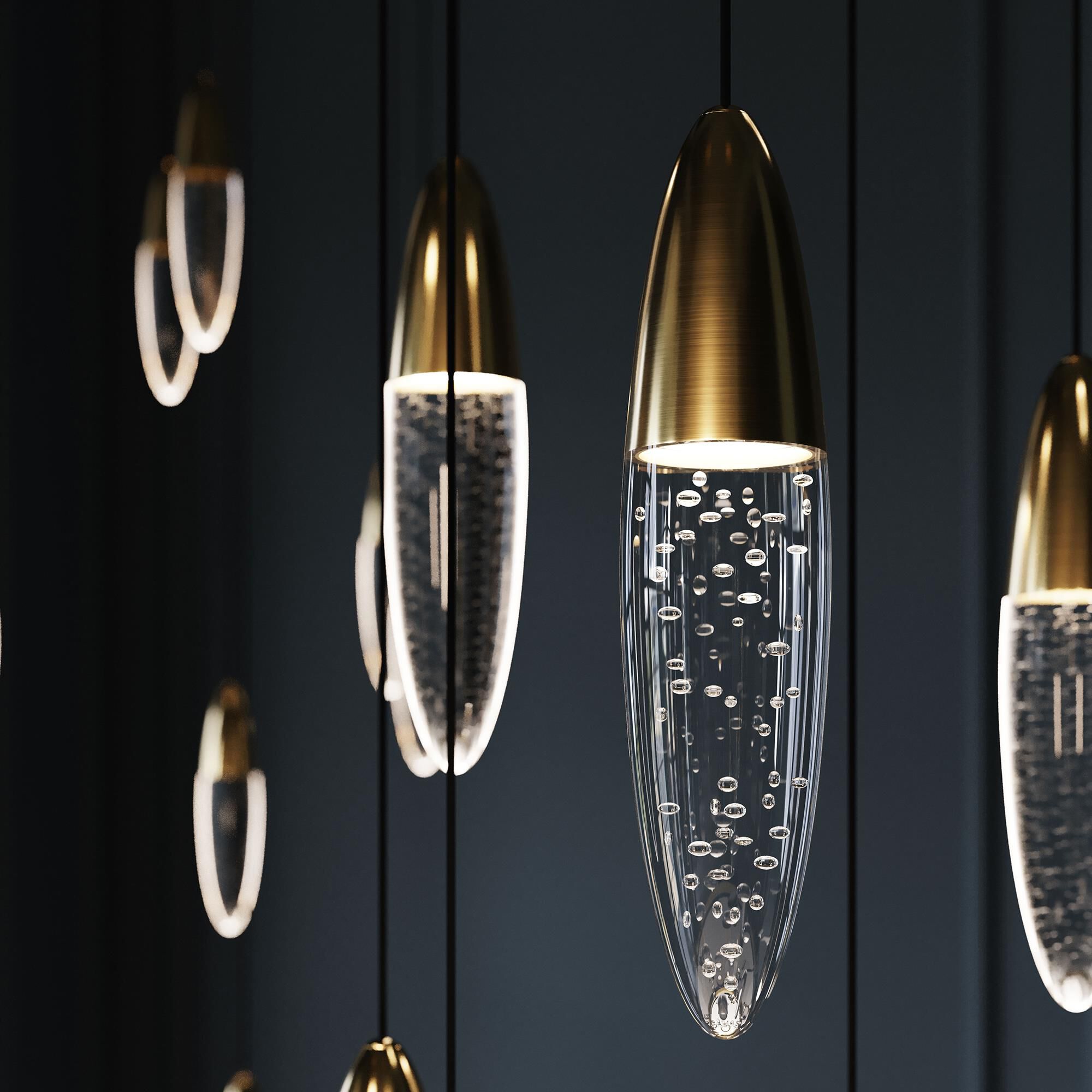 Sultana Multi Light Pendant by SONNEMAN