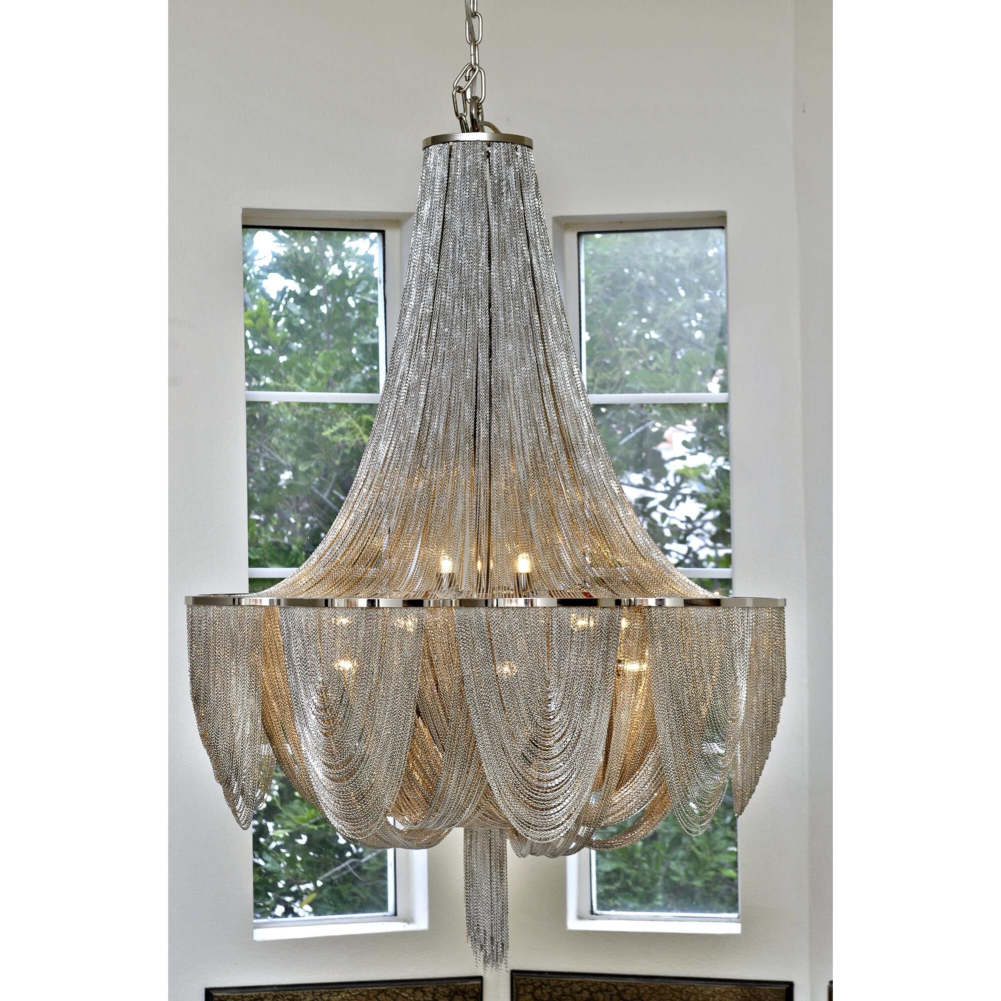Chantilly 22 Inch 10 Light Mini Chandelier by Maxim Lighting