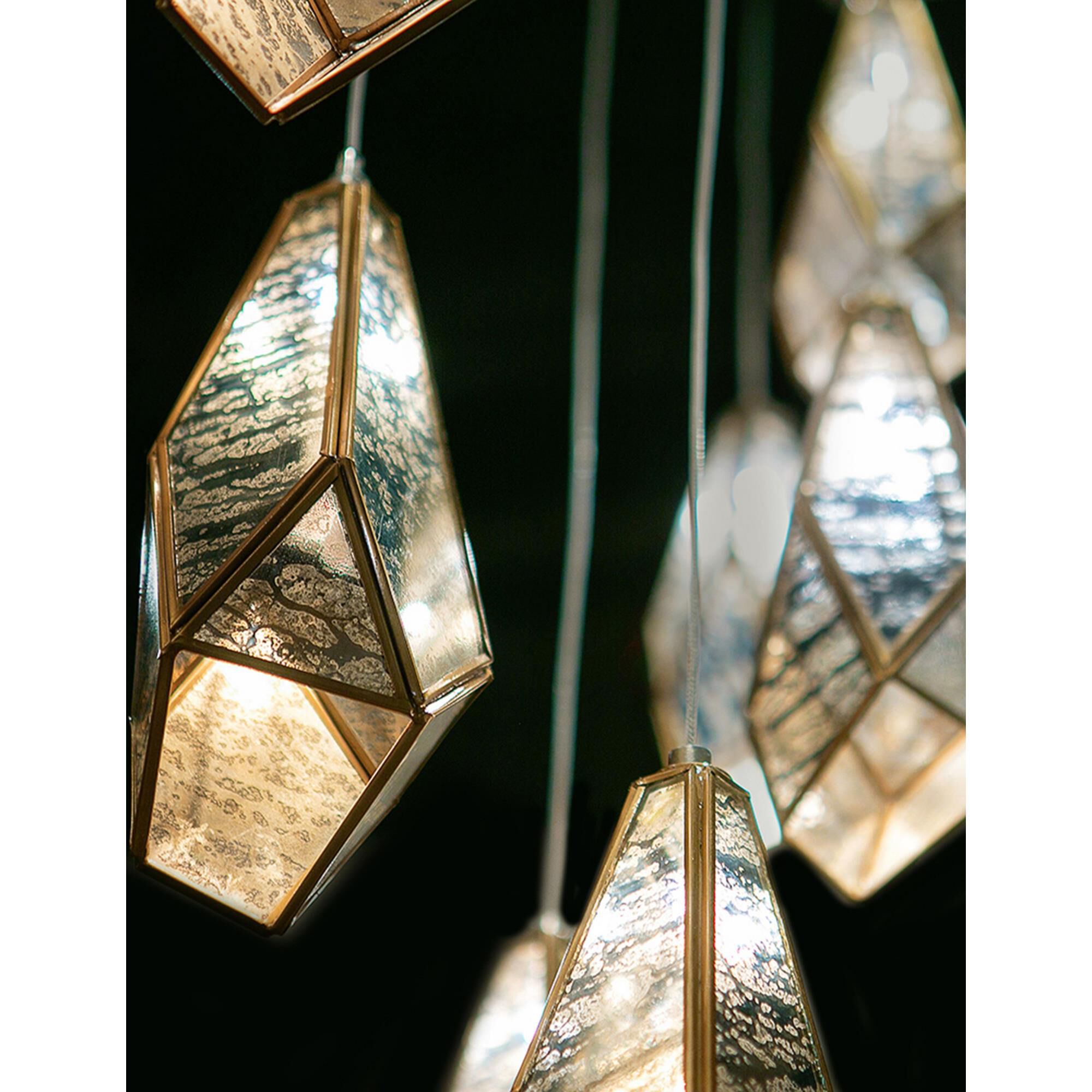 Glace 36 Light LED Multi Light Pendant by Currey and Company