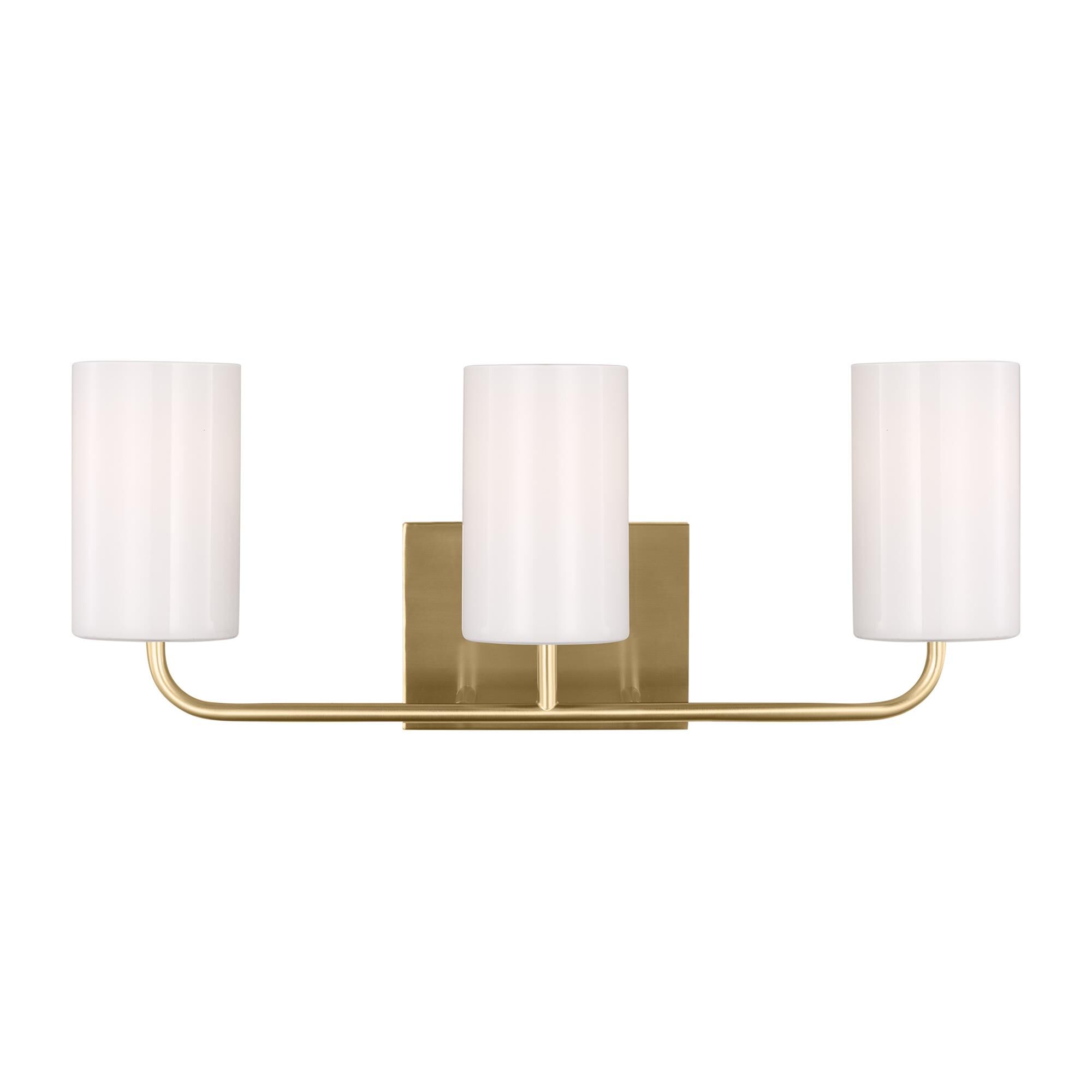 Shown in Satin Bronze finish and Clear Outside / Painted White Inside Glass s shade