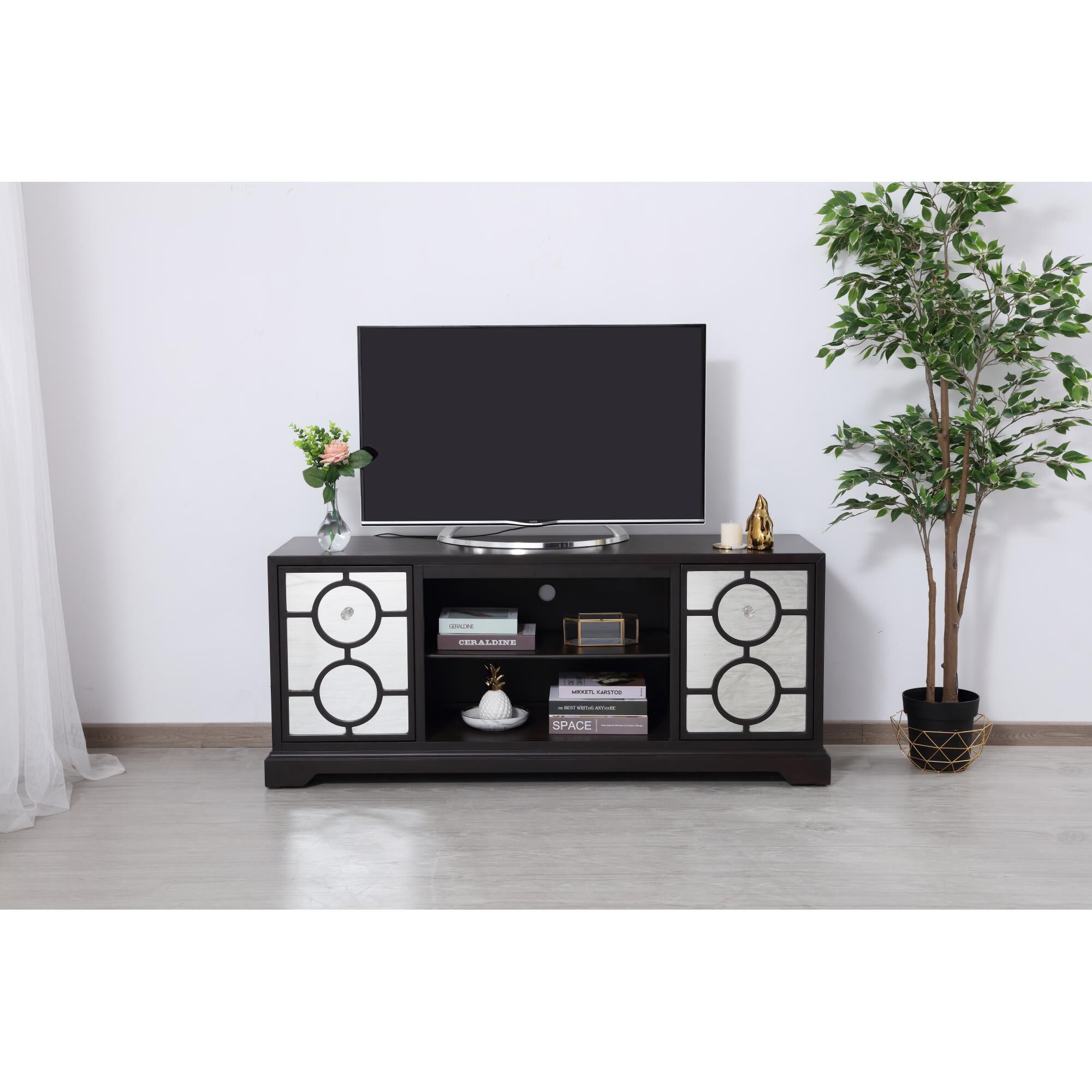 Shown in Dark Walnut finish