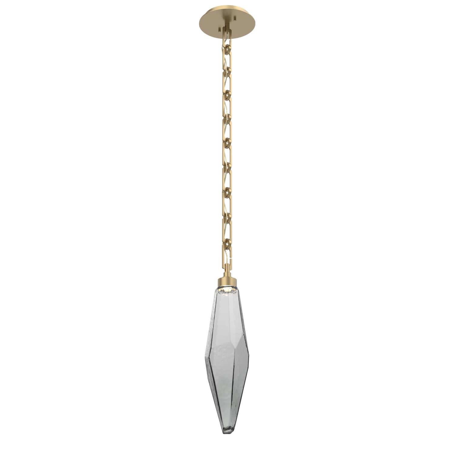 Levi Wilson Rock Crystal 6 Inch Mini Pendant by Hammerton Studio
